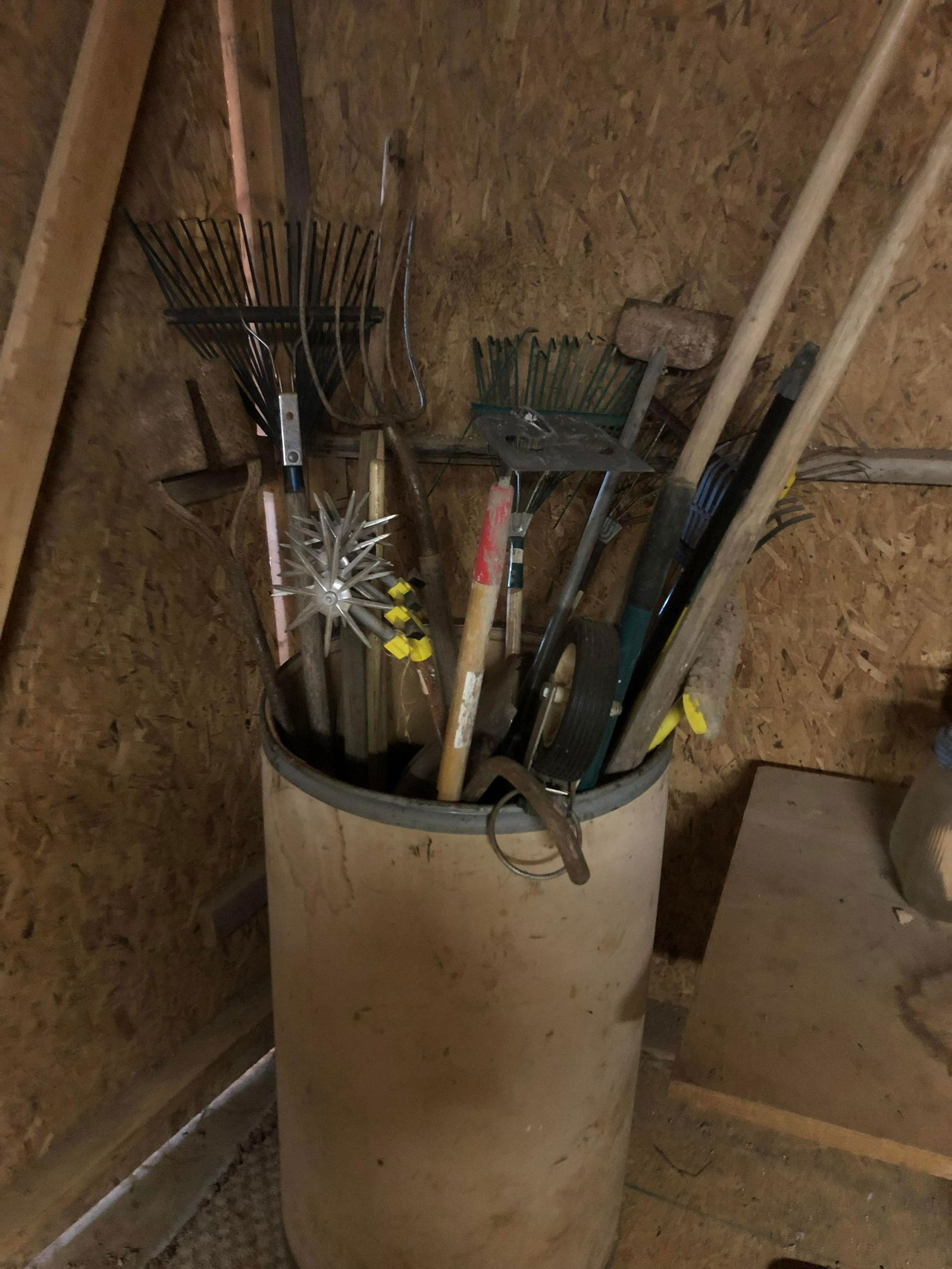 Bin Of Yard Tools (1 of 2)