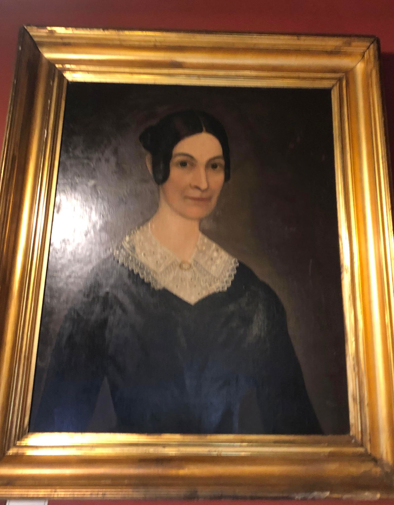 Oil On Canvas, Laid On Board Portrait Of A Lady (1 of 2)