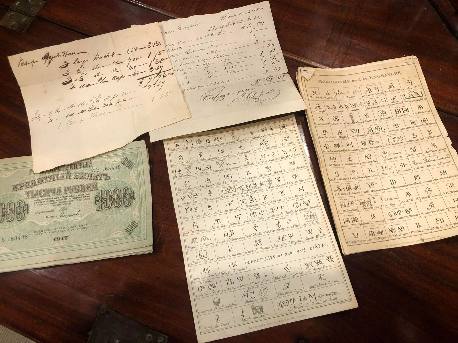 Engraving Catalogs Published May 1816 JD. Carpenter & (1 of 3)