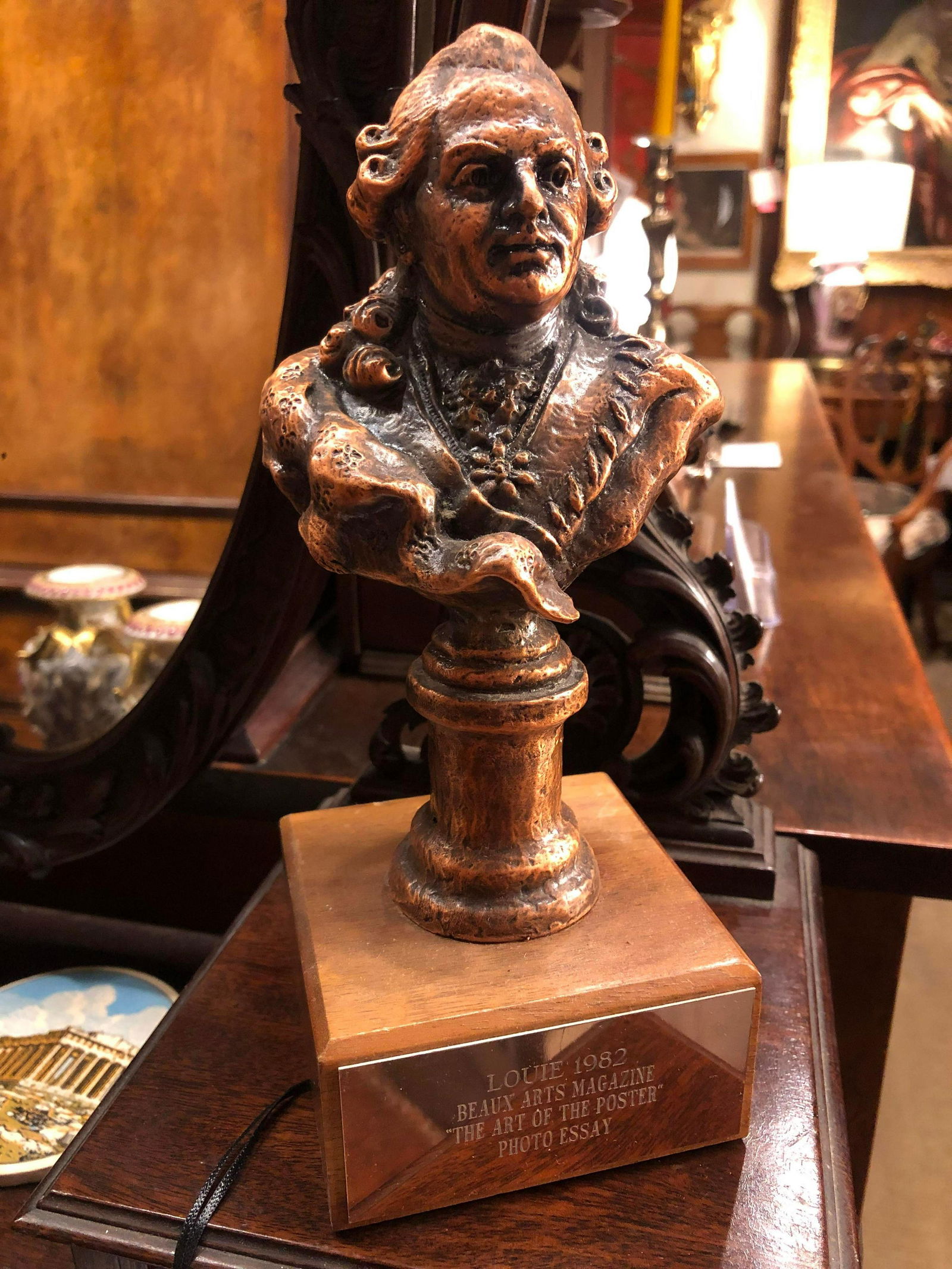 Bronze Louie Award, The Original By Barney Bright. (1 of 1)