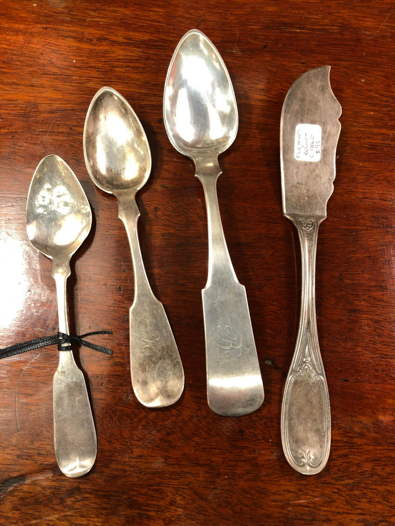 Rare Coin Silver Teaspoon By Hyde & Goodrich, New (1 of 1)