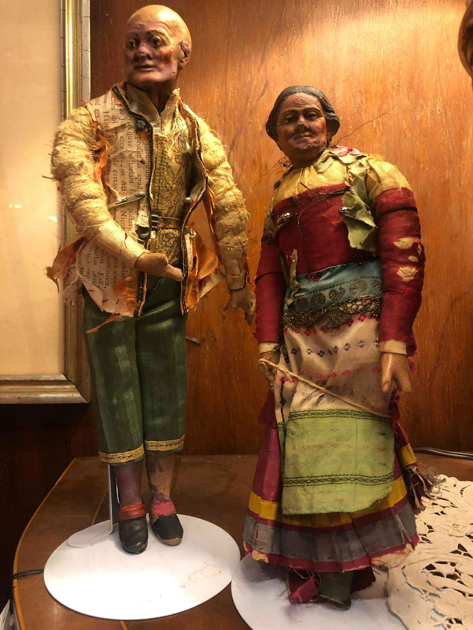 Large Pair Of Neopolita Creche Figures. Italian, (1 of 1)