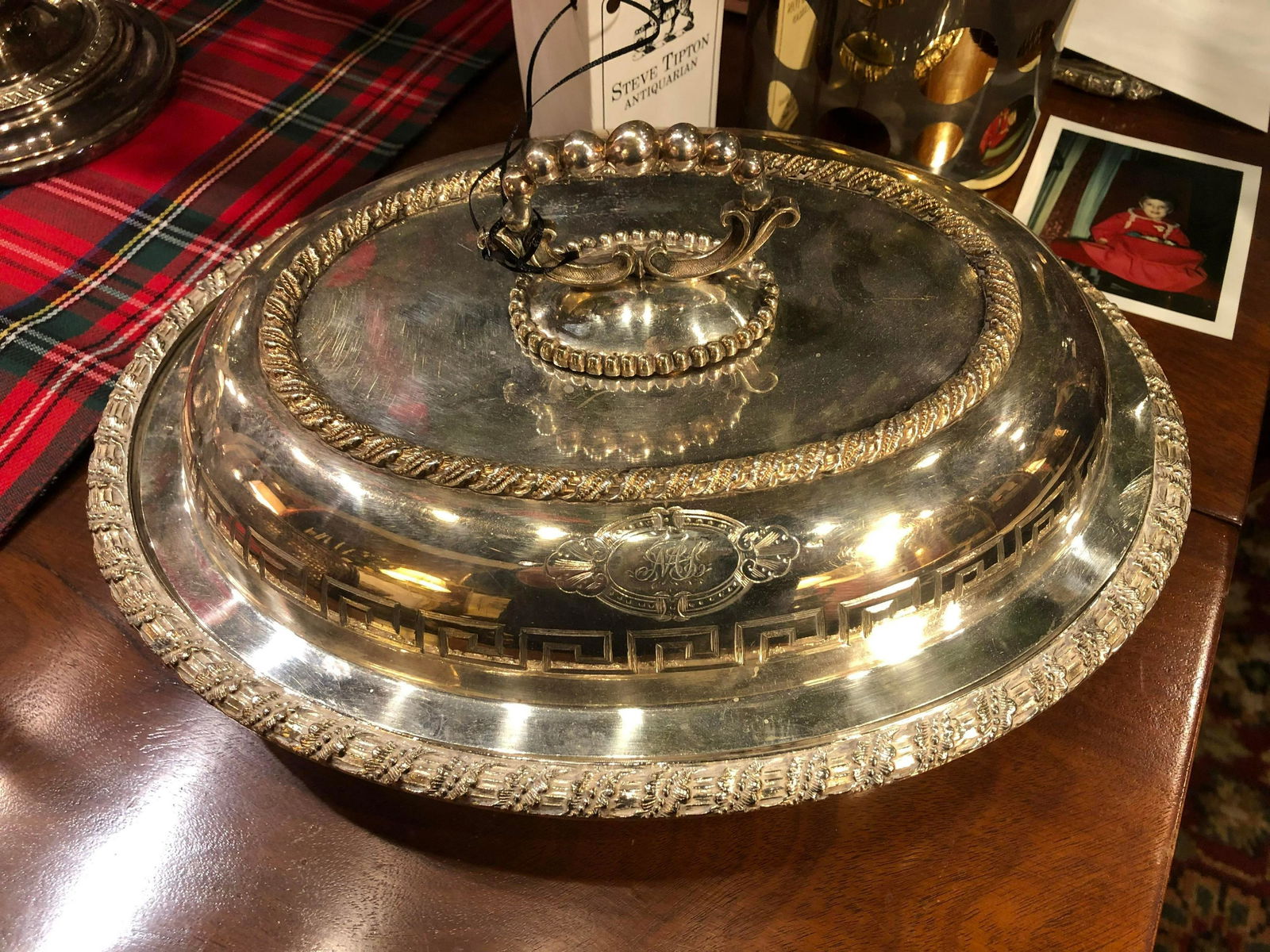 Old English Plate EntrÃ©e Dish. English, Circa (1 of 1)