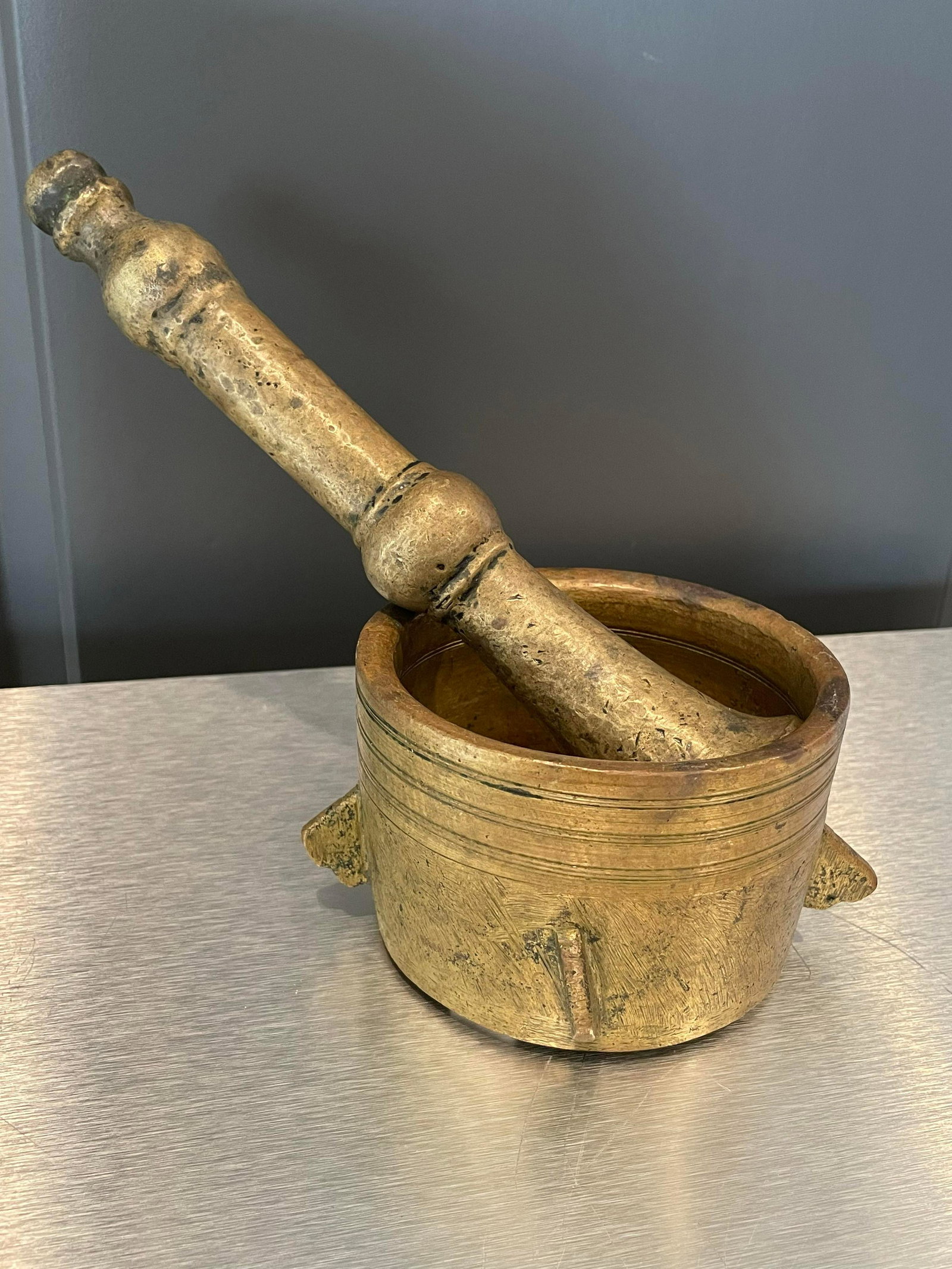 Berber Mortar And Pestle Morocco 19th Century: Berber Mortar And Pestle Morocco 19th Century