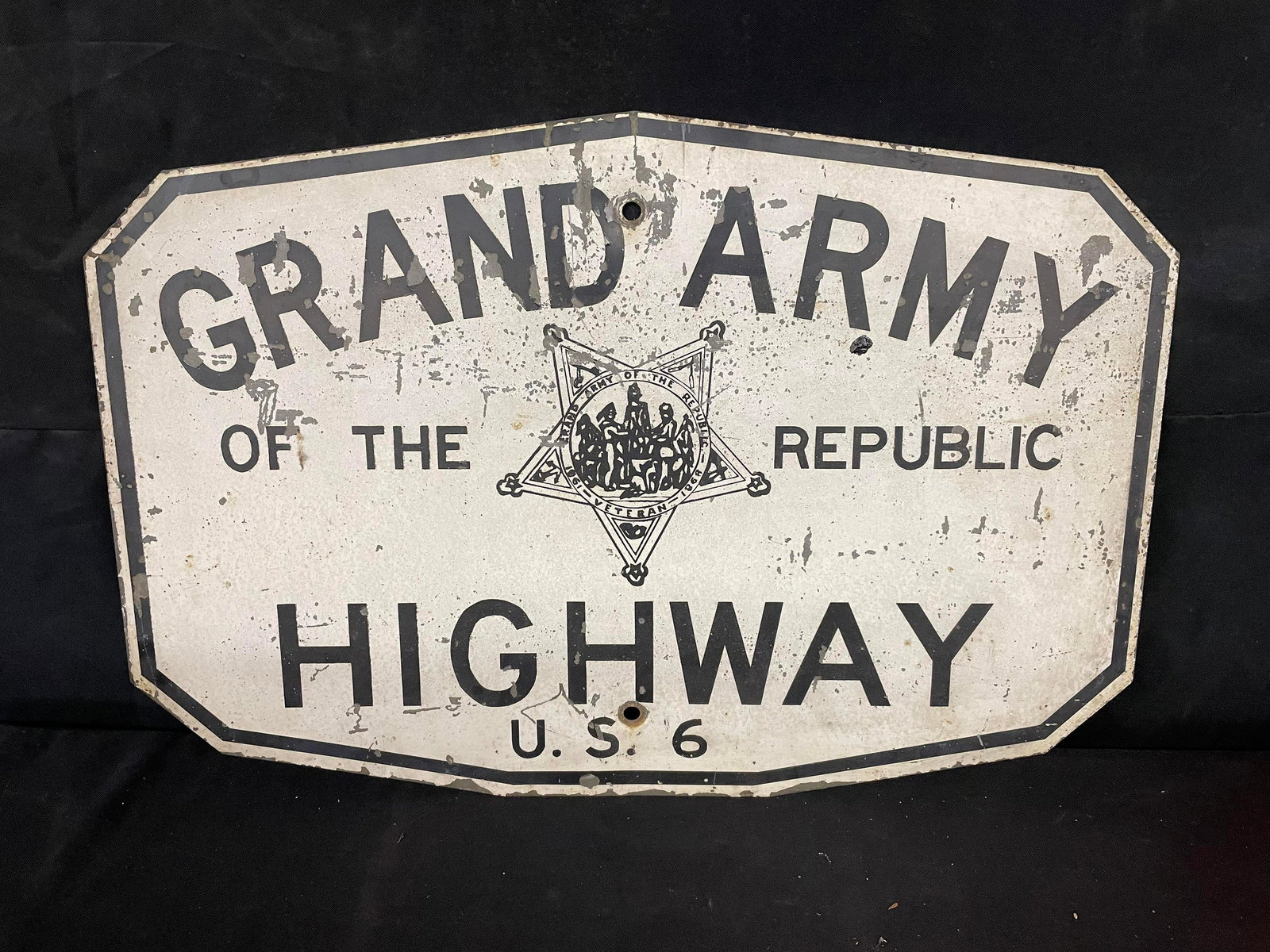 "Grand Army Of The Republic" Highway Metal Road Sign (1 of 3)