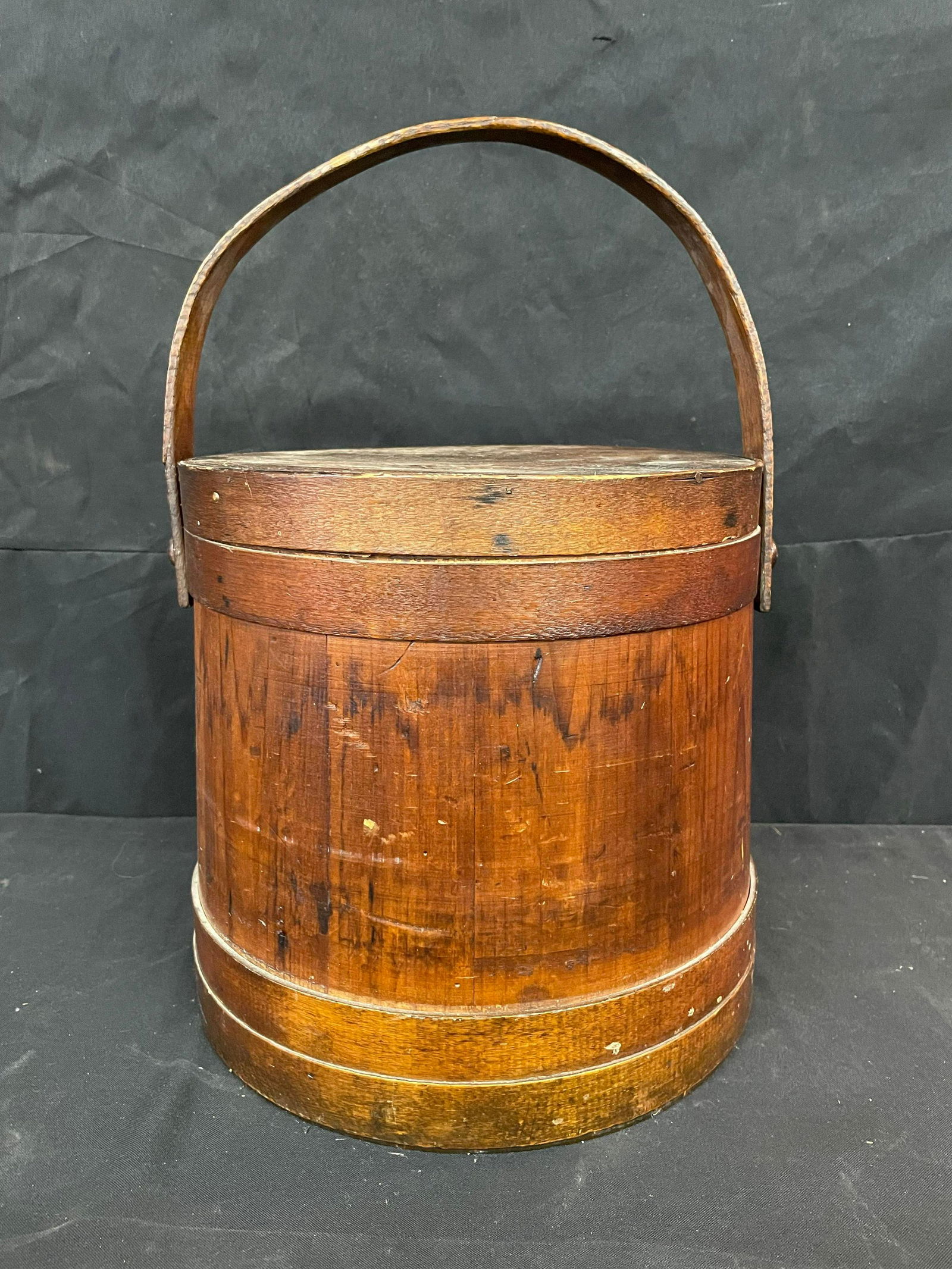 Antique Primitive Firkin (Signed) (1 of 5)