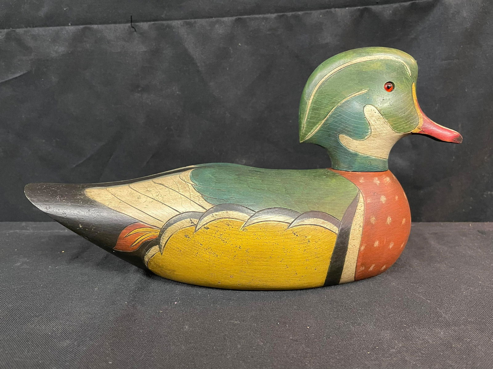 ウッド デコイ カモ John E. Bundy Bundy & Company