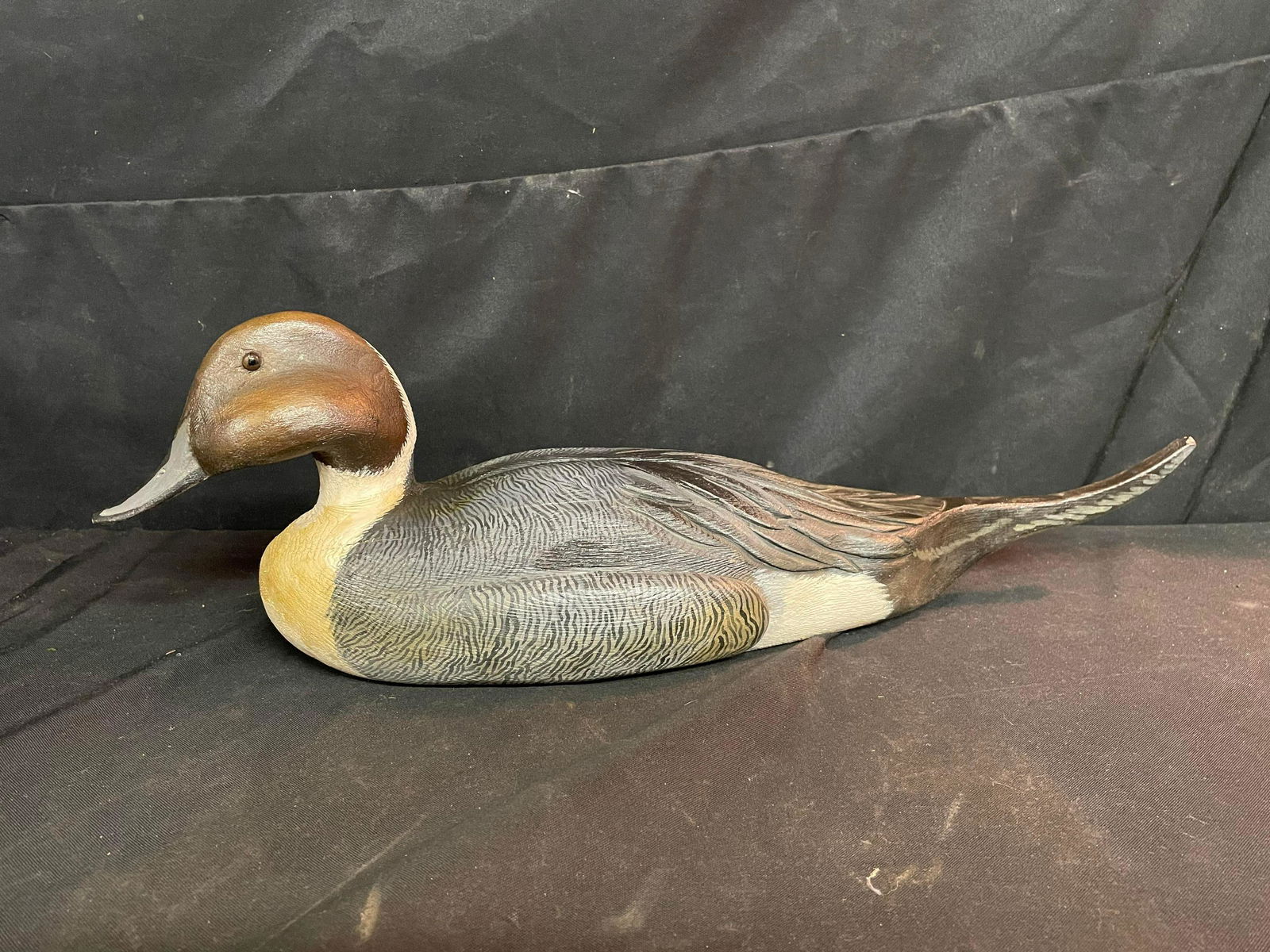 Wooden Pintail Duck Decoy Cigliana (1 of 4)