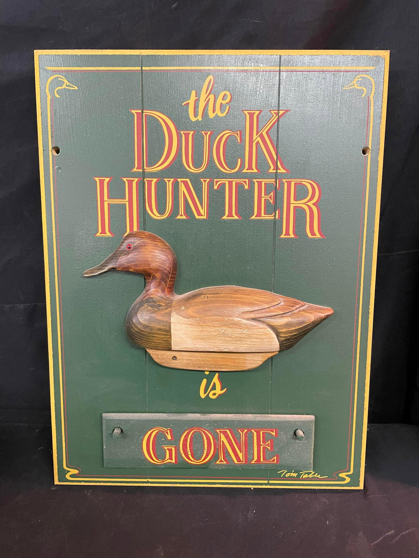The Duck Hunter Is Gone By Tom Taber With Ducks: The Duck Hunter Is Gone By Tom Taber With Ducks Unlimited