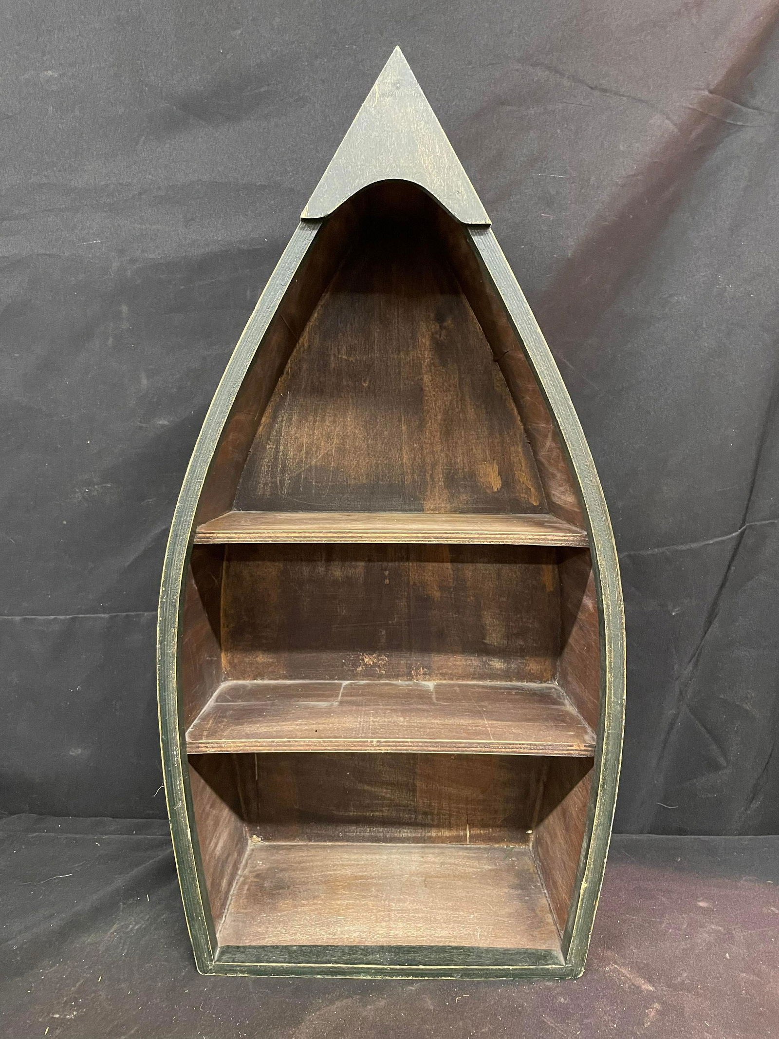 Wooden Canoe Style Shelf (30") (1 of 2)