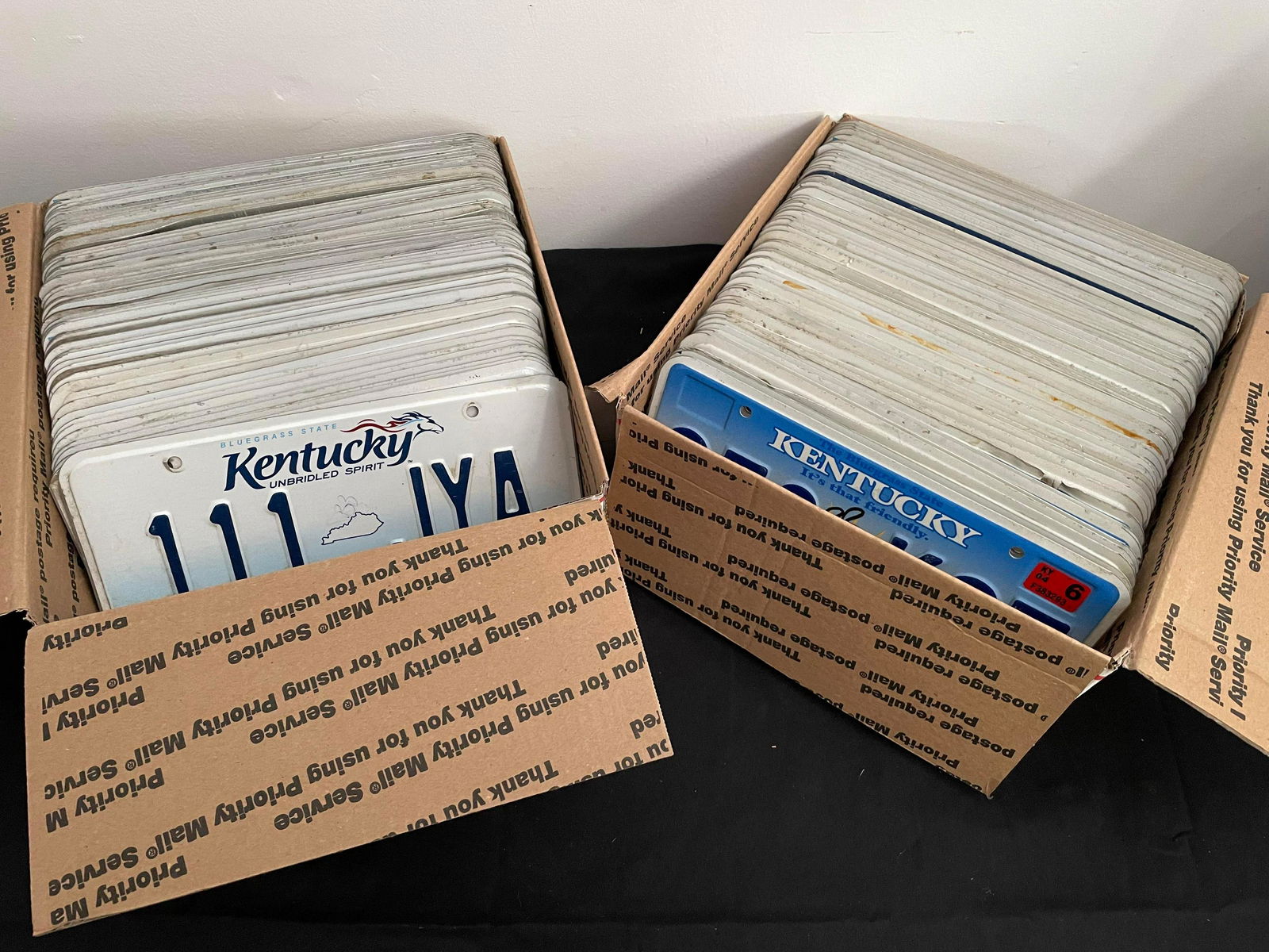 Large Collection Of Assorted Kentucky License Plates (1 of 2)