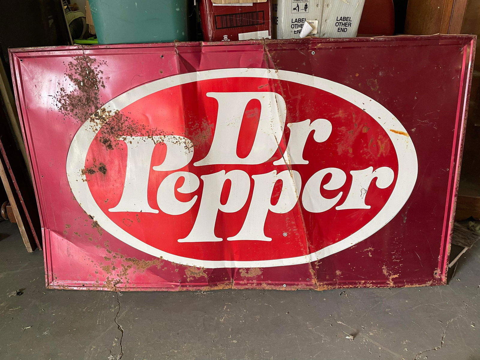 Metal Dr. Pepper Sign (1 of 1)