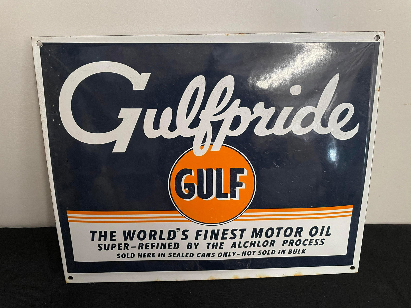 Porcelain Gulfpride By Gulf "The World's Finest Motor (1 of 1)
