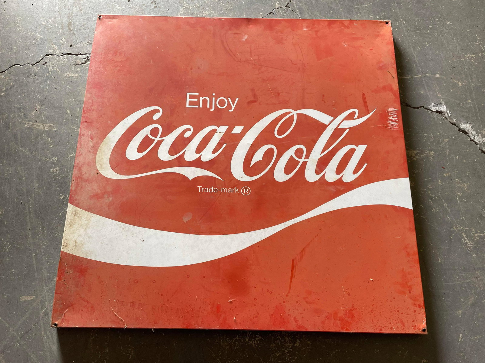 Enjoy Coca-Cola Metal Sign: Enjoy Coca-Cola Metal Sign