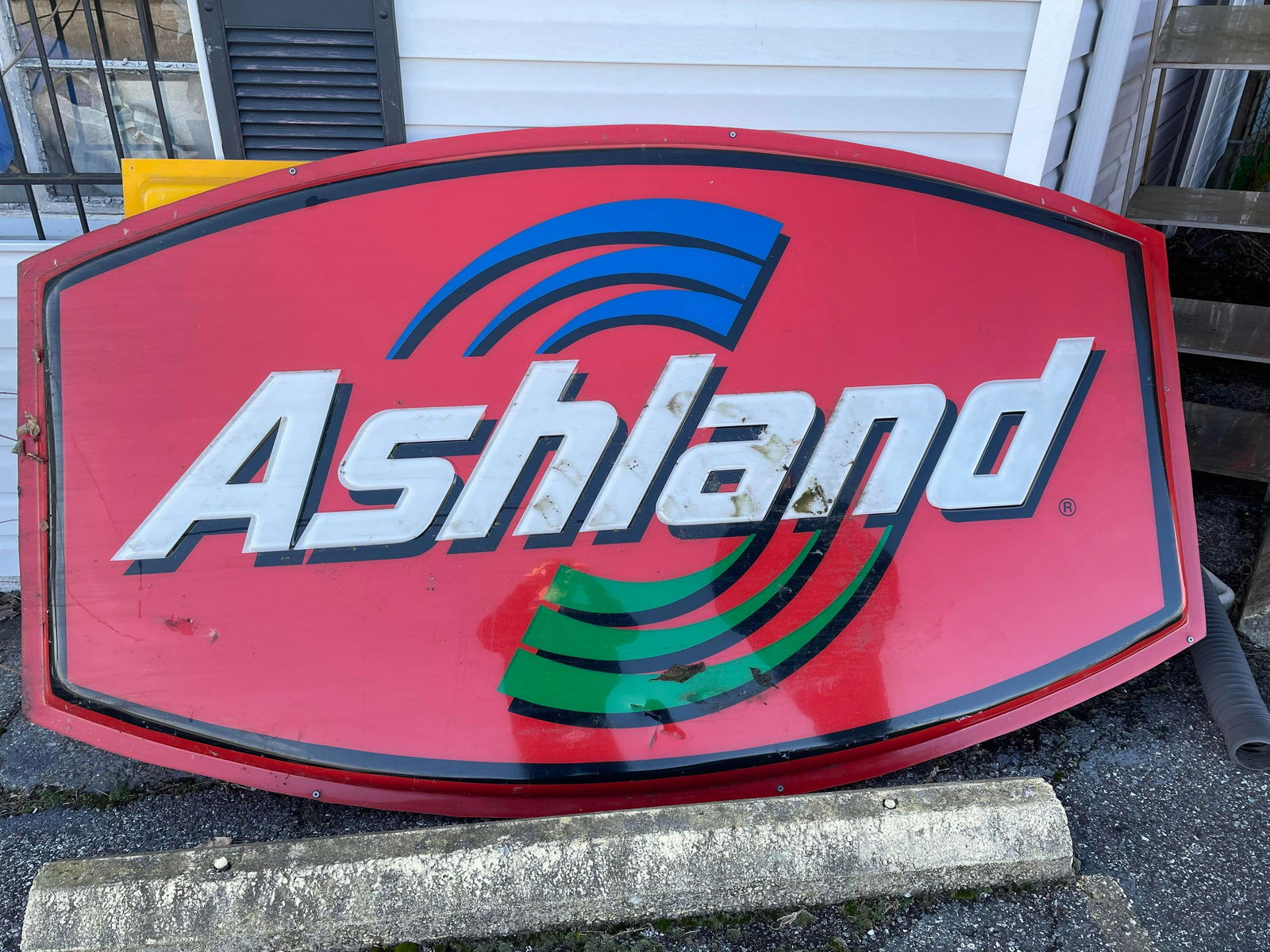 Large Ashland Gasoline/Oil Sign (1 of 1)