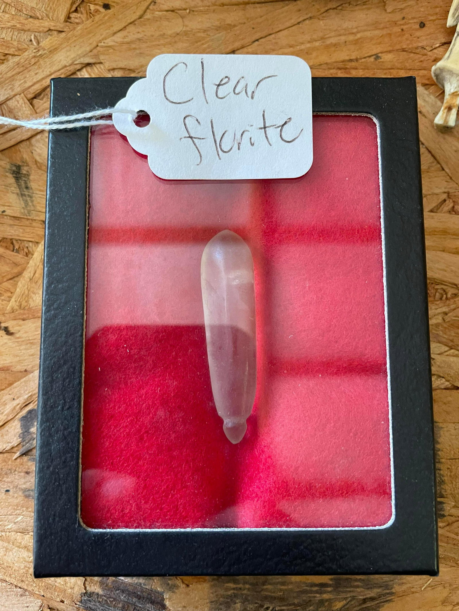 Native American Made Clear Fluorite (1 of 2)