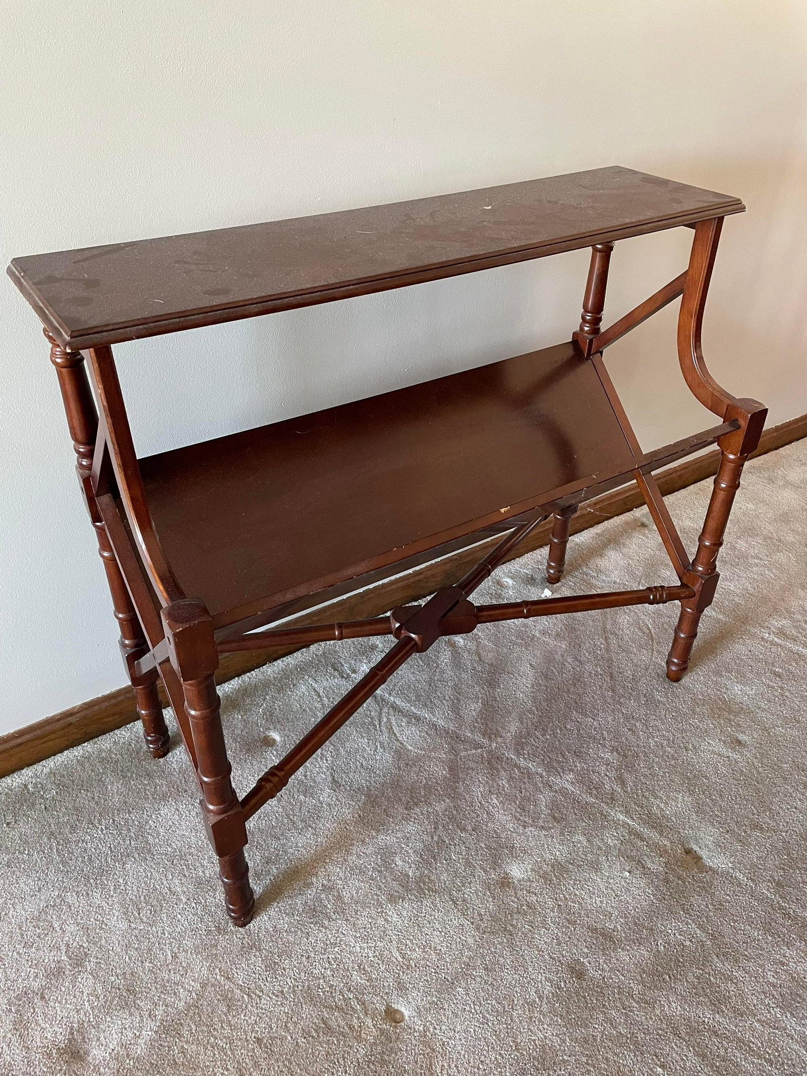 Wooden Bookcase With Top Shelf 33"H X36"W: Wooden Bookcase With Top Shelf 33"H X36"W