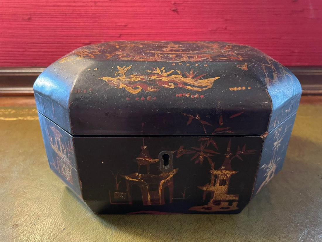 Oriental Spice Box 8"x6" (1 of 3)