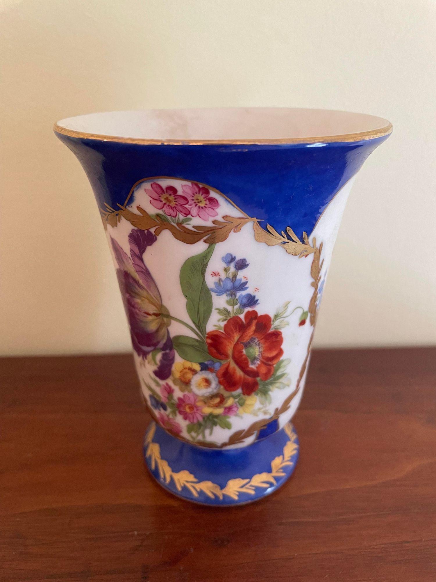 Elois Vase (handpainted) 7" T (1 of 2)