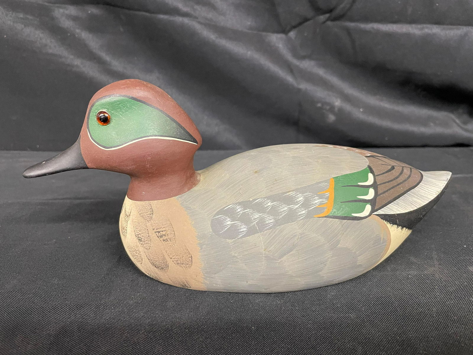 Stoney Point Decoys 17440 U.S.A. Wooden Duck Decoy Signed "1984": Stoney Point Decoys 17440 U.S.A. Wooden Duck Decoy Signed "1984"
