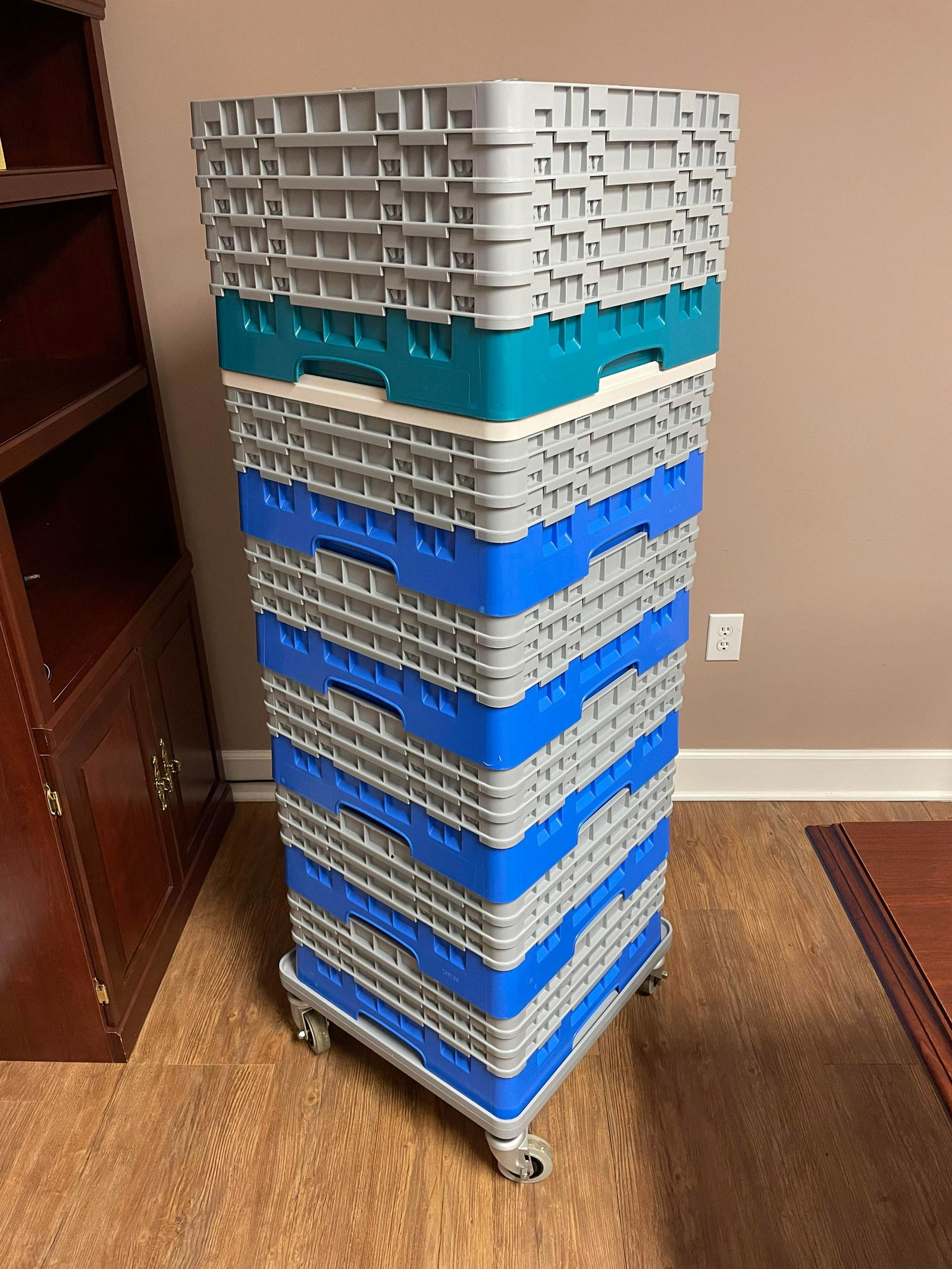 Several Beverage Racks w/ Glassware included (1 of 3)