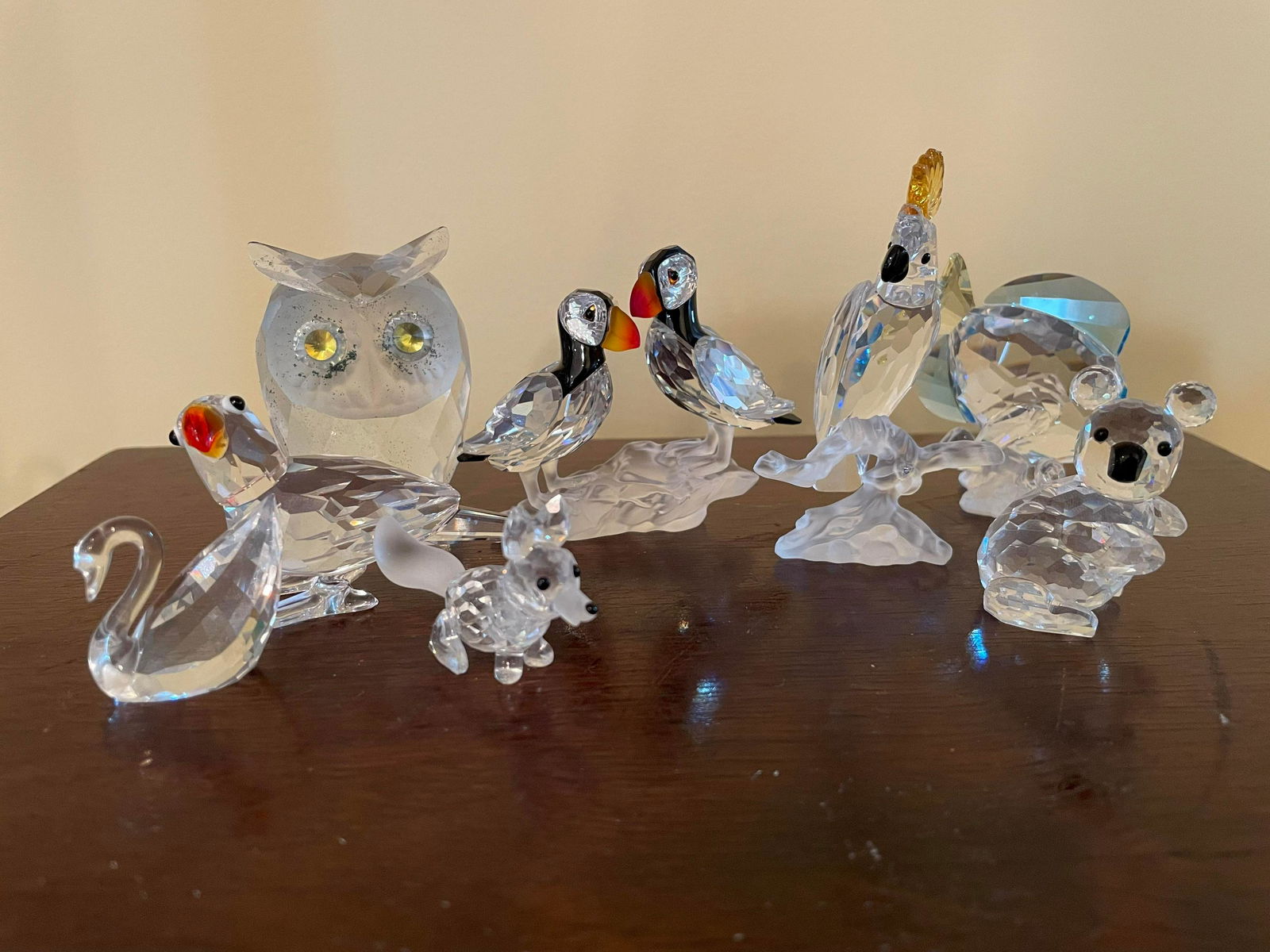 Collection Of Swarovski Crystal Animals 2" (1 of 1)