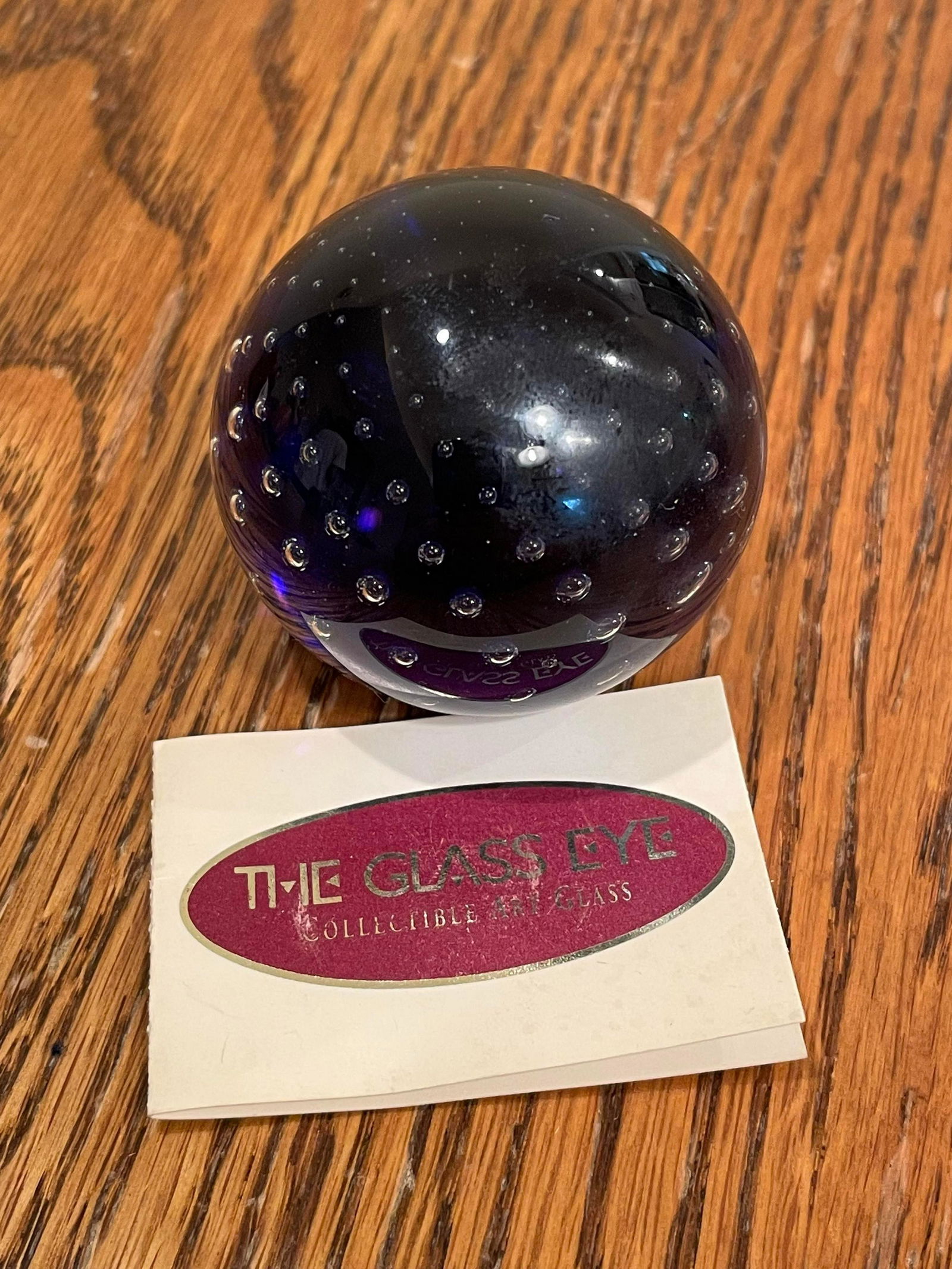 "The Glass Eye" Paperweight From Ashes Of Mt. Saint Helens Eruption (1 of 1)