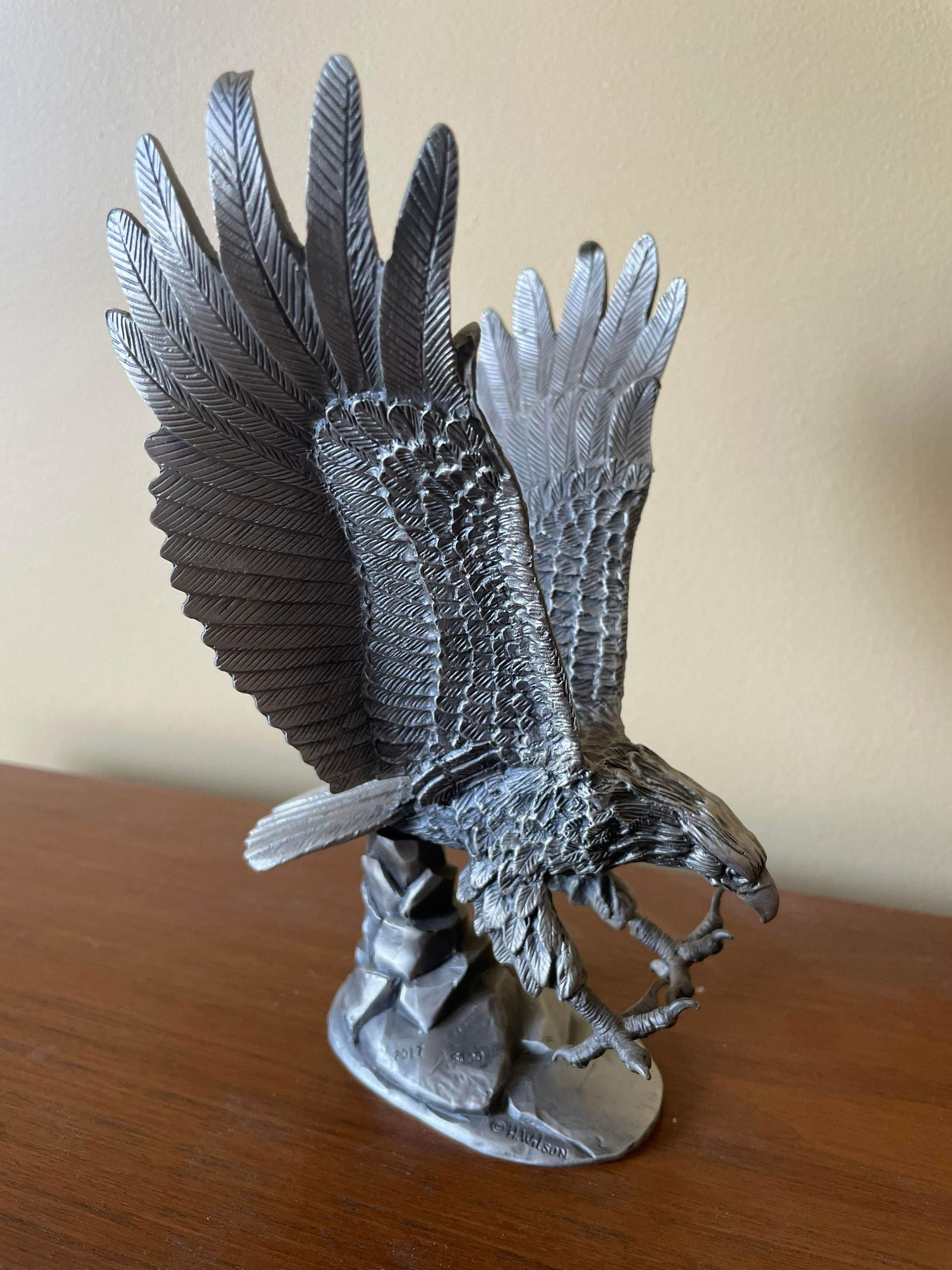 Lance Fine Pewter U.S.A. Screaming Eagle 7"h (1 of 4)