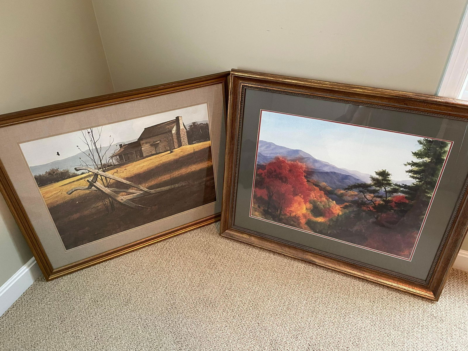 Pair Of Framed Landscape Prints (1 of 2)