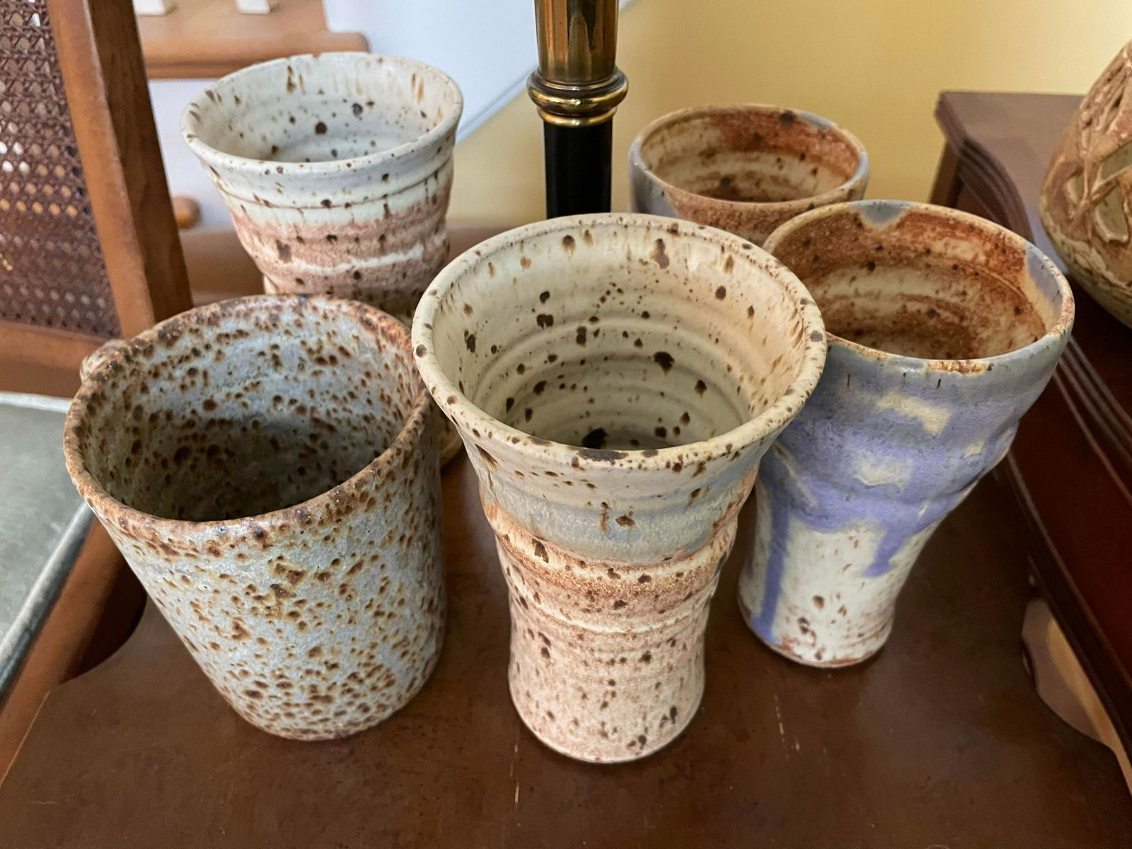 Assorted Handmade Pottery Vases Largest 7" (1 of 1)