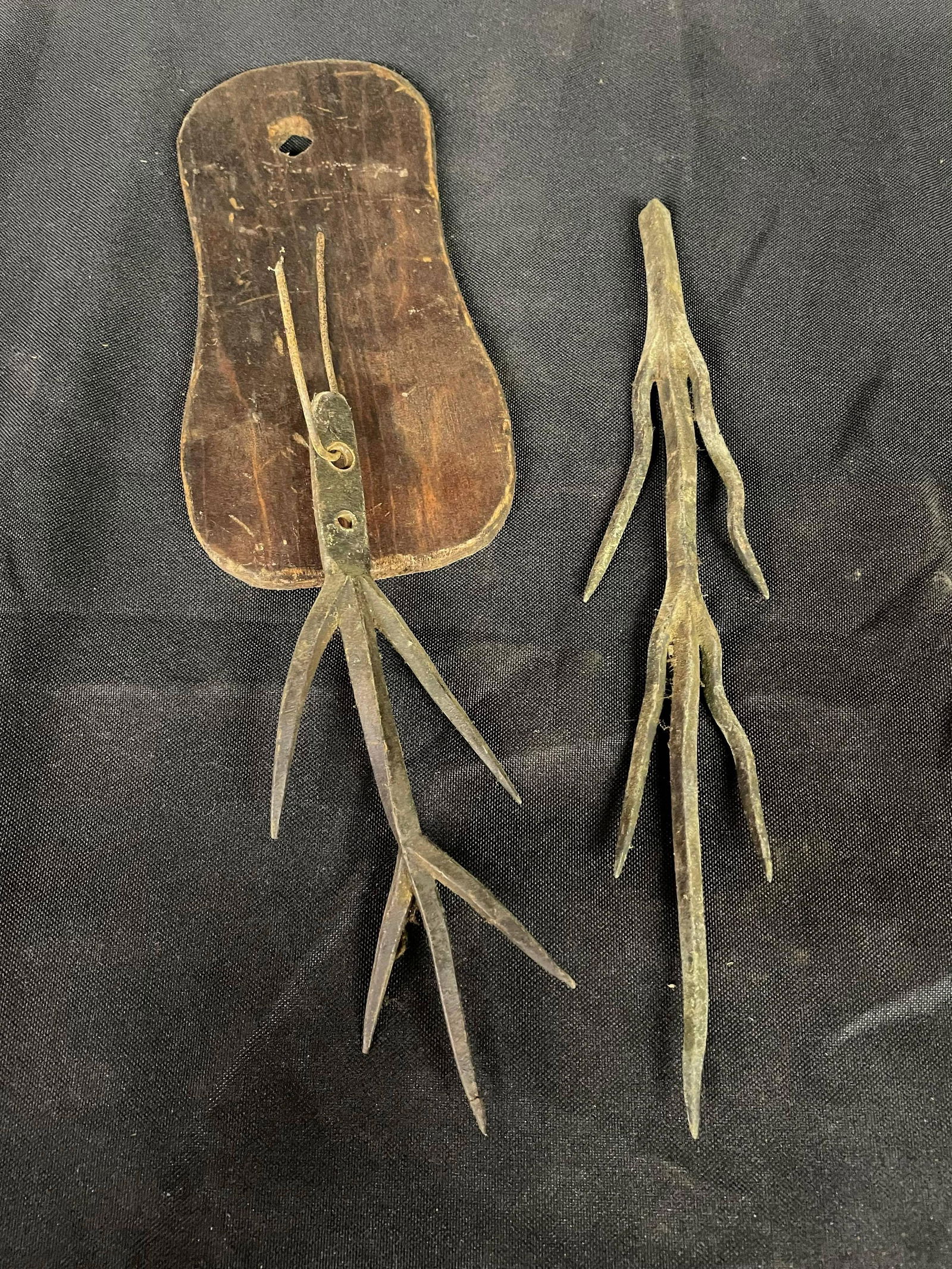 Primitive Hand Forged Iron Corn Drying Racks (1 of 1)