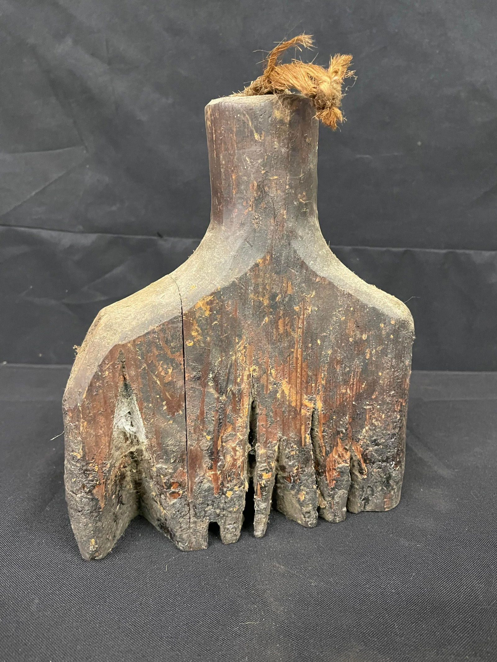 Early Rare Primitive Branding Or Stamping Tool With Initials "CWA" (1 of 2)