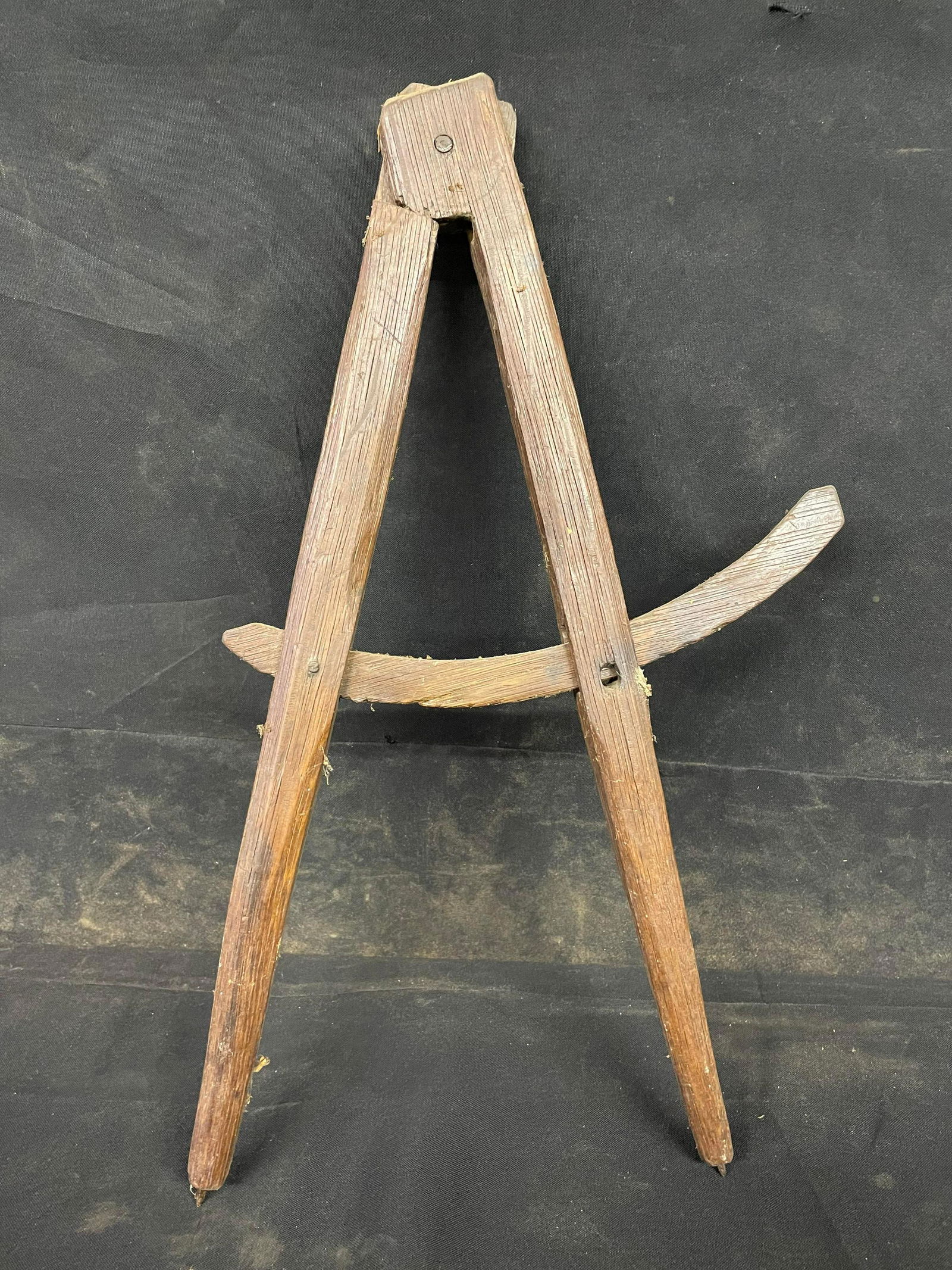 Primitive Large Wooden Compass Style Engineer/Machinist Tool (1 of 1)