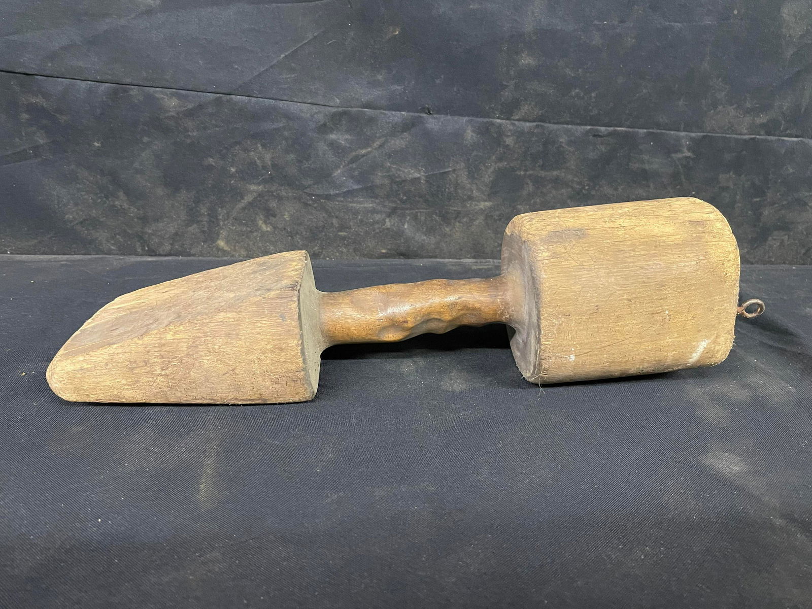 One Piece Carved Wooden Item Possibly Shoe form/mold (1 of 2)