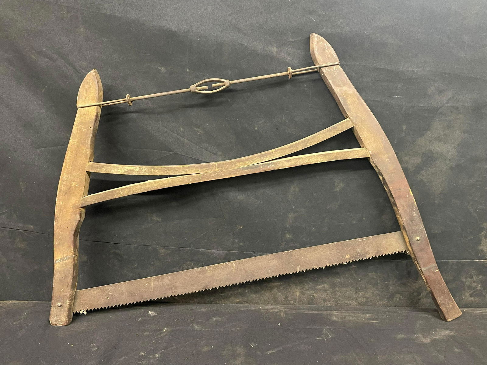 Wooden Handle Primitive Bucksaw (1 of 1)