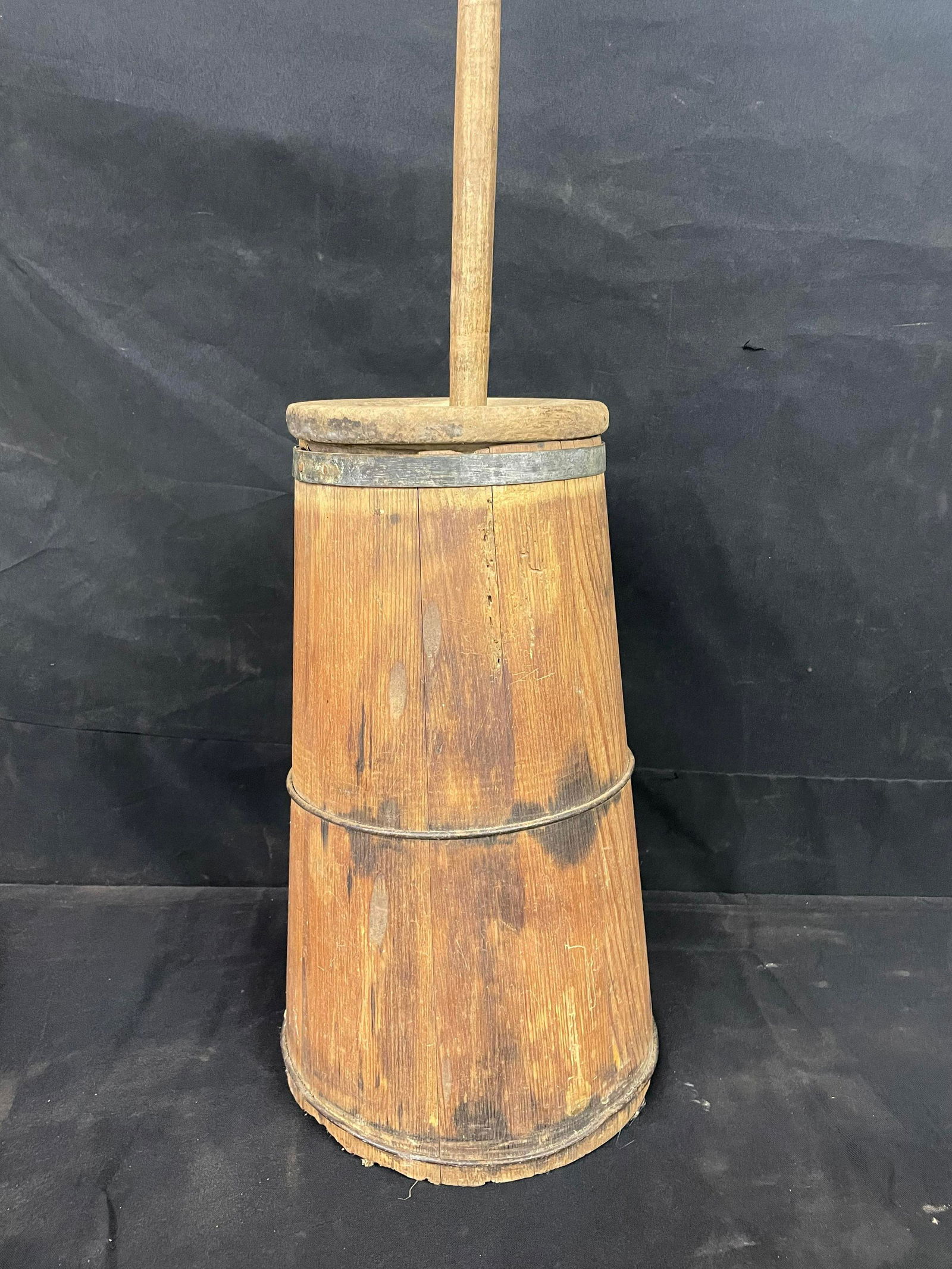 Early Primitive Wooden Butter Churn (1 of 4)