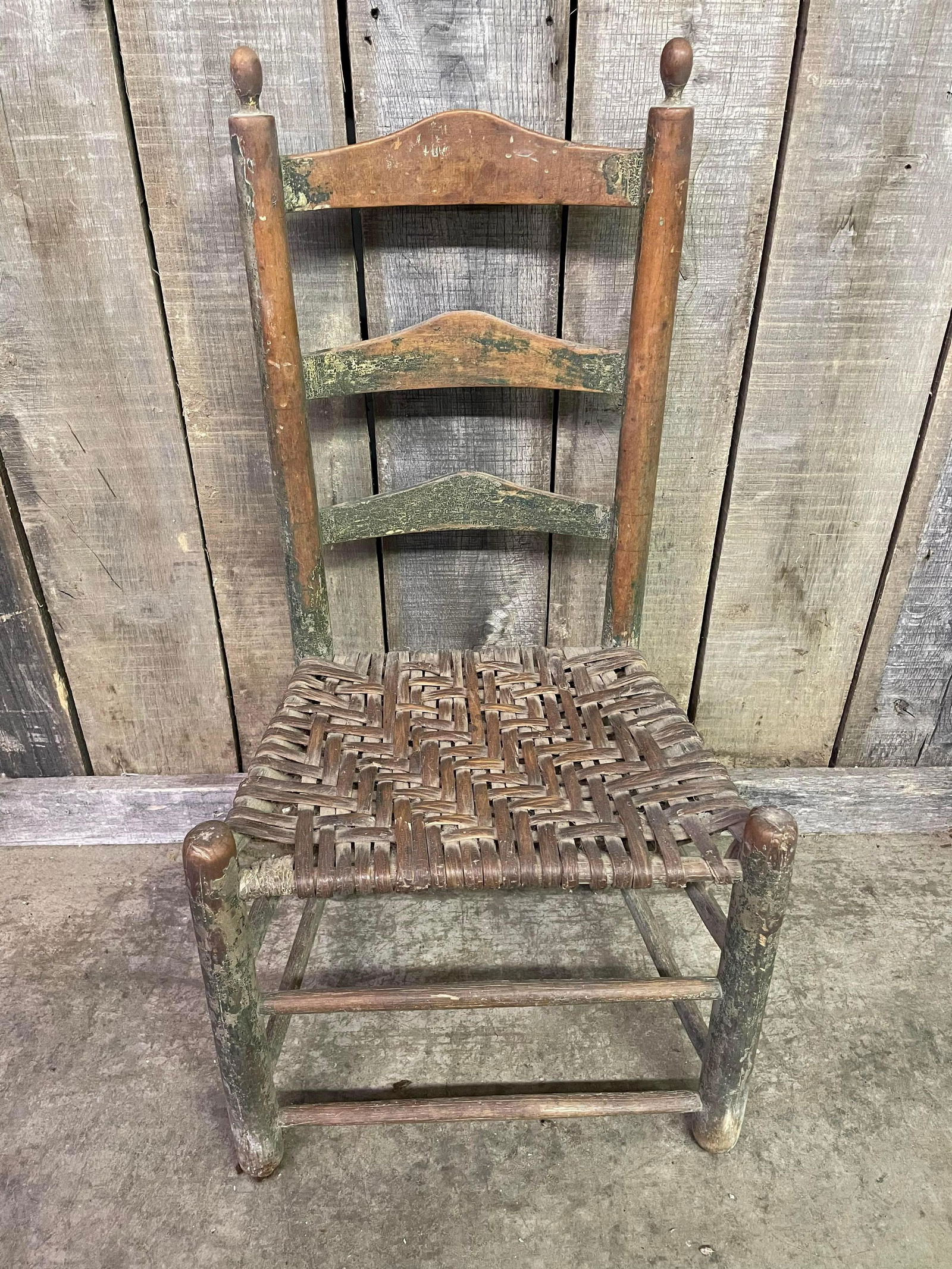 Primitive Cane Bottom Antique Chair (1 of 4)
