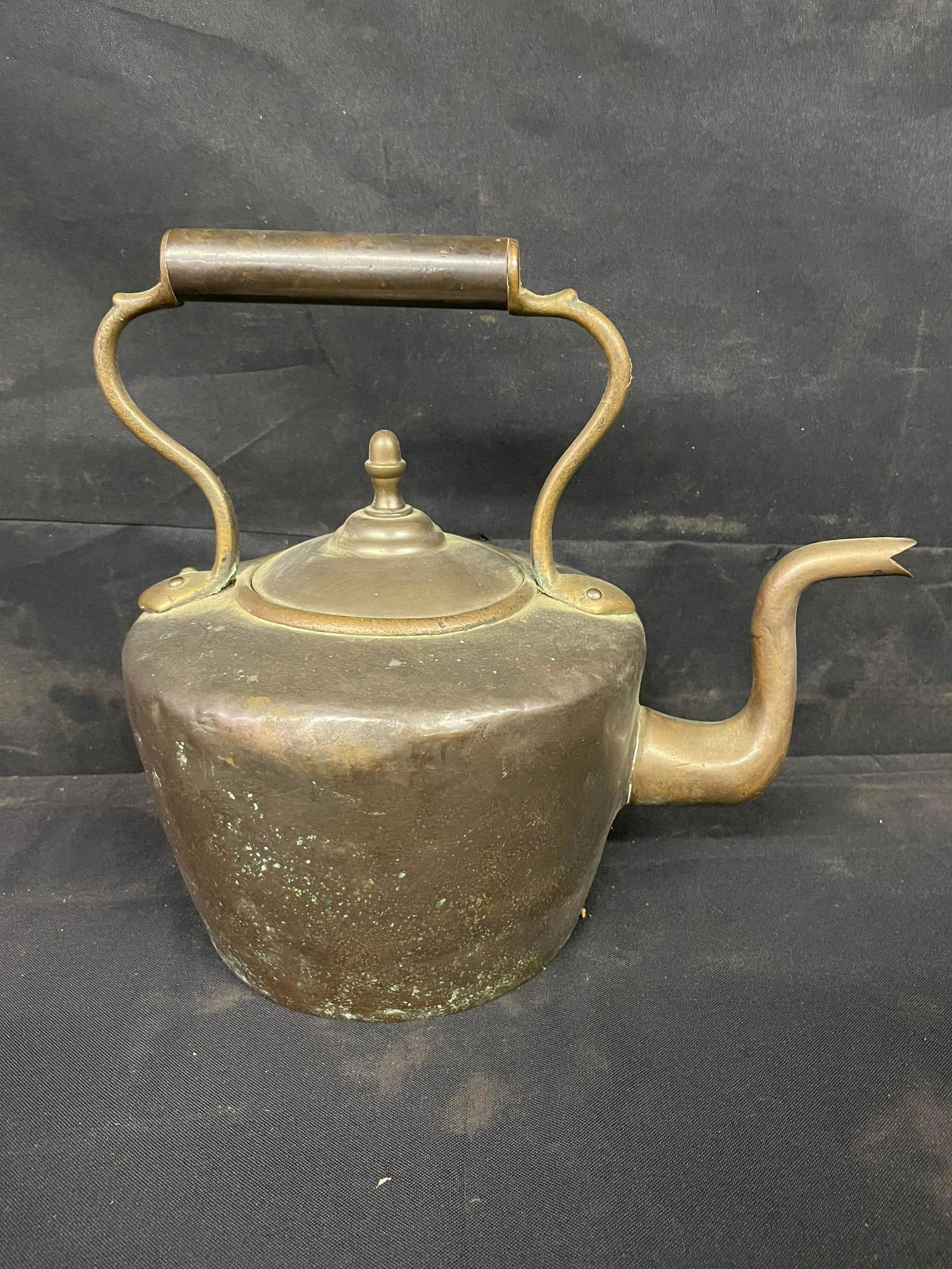 Antique Copper With Brass Tea - Coffee Kettle (1 of 2)