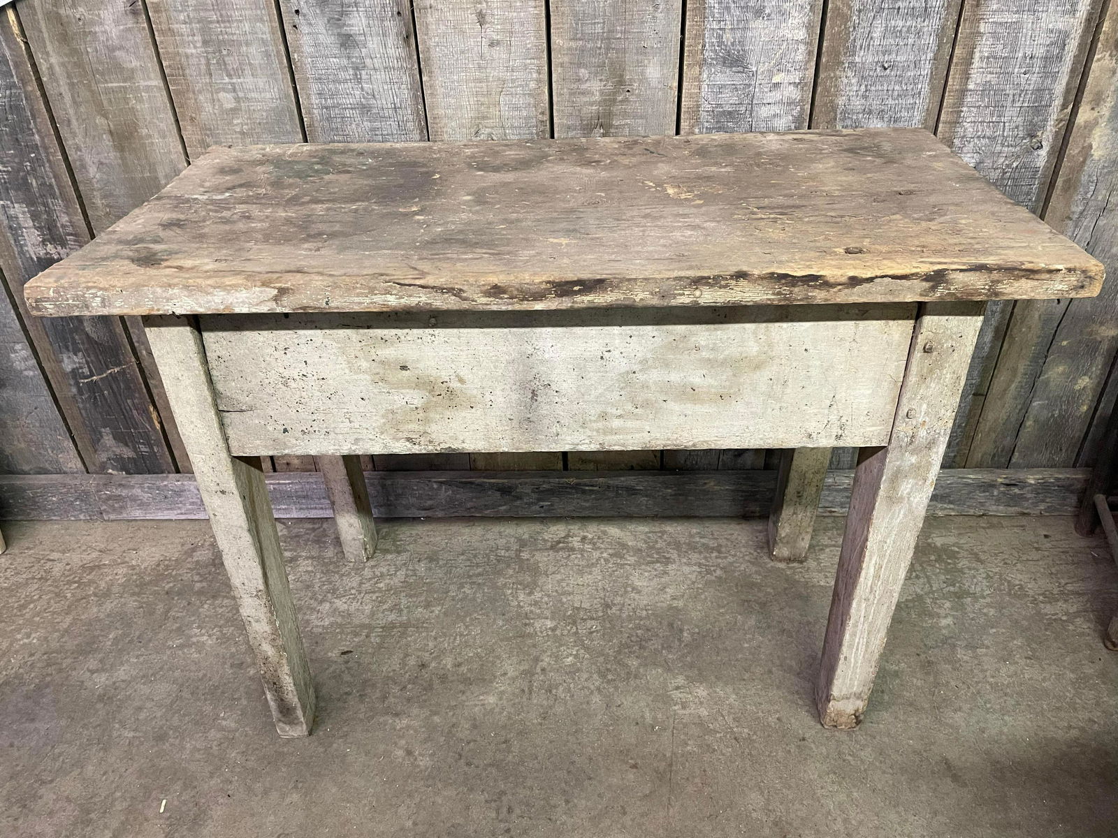 Early Primitive Table With Square Nail Construction (1 of 3)