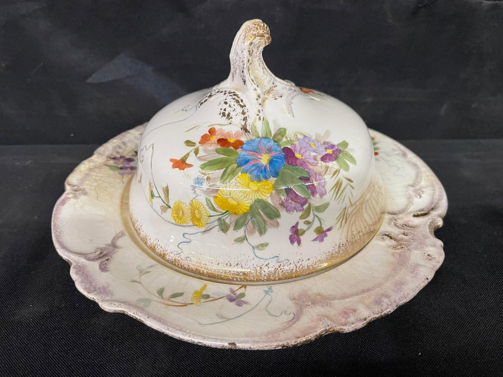 Royal Bonn Germany Marked Porcelain Hand Decorated Covered Dish: Royal Bonn Germany Marked Porcelain Hand Decorated Covered Dish