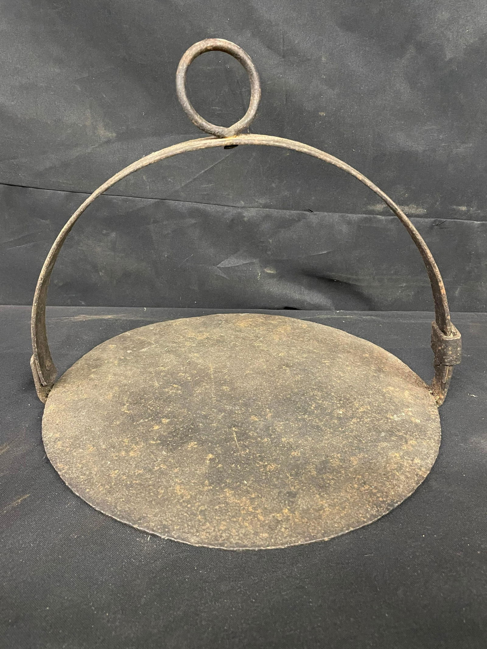 Antique Wrought Iron Primitive Cooking-Style Hanger (1 of 1)