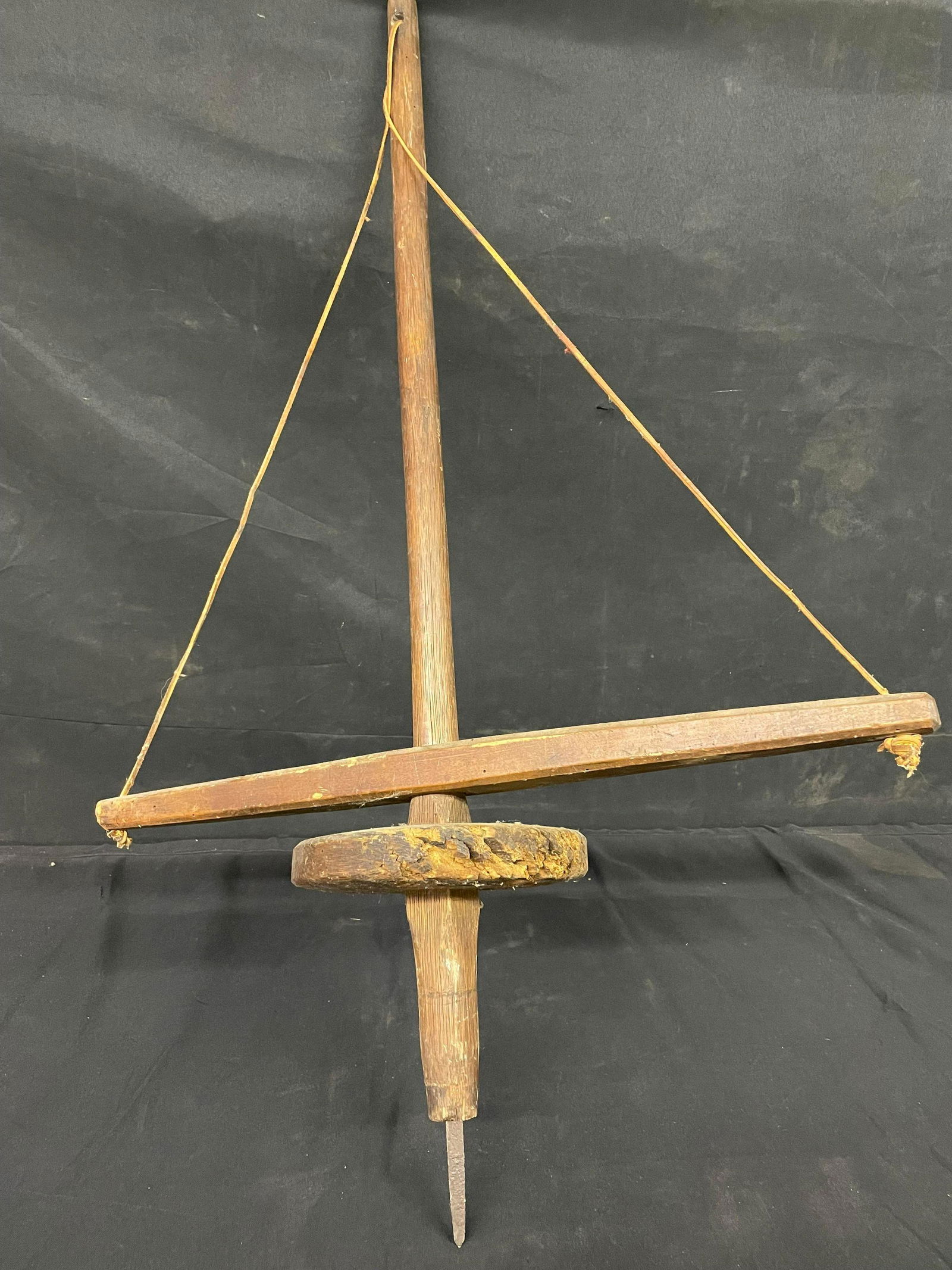 Antique Early Pump-Drill (Fire Starting Hand Tool) (1 of 3)