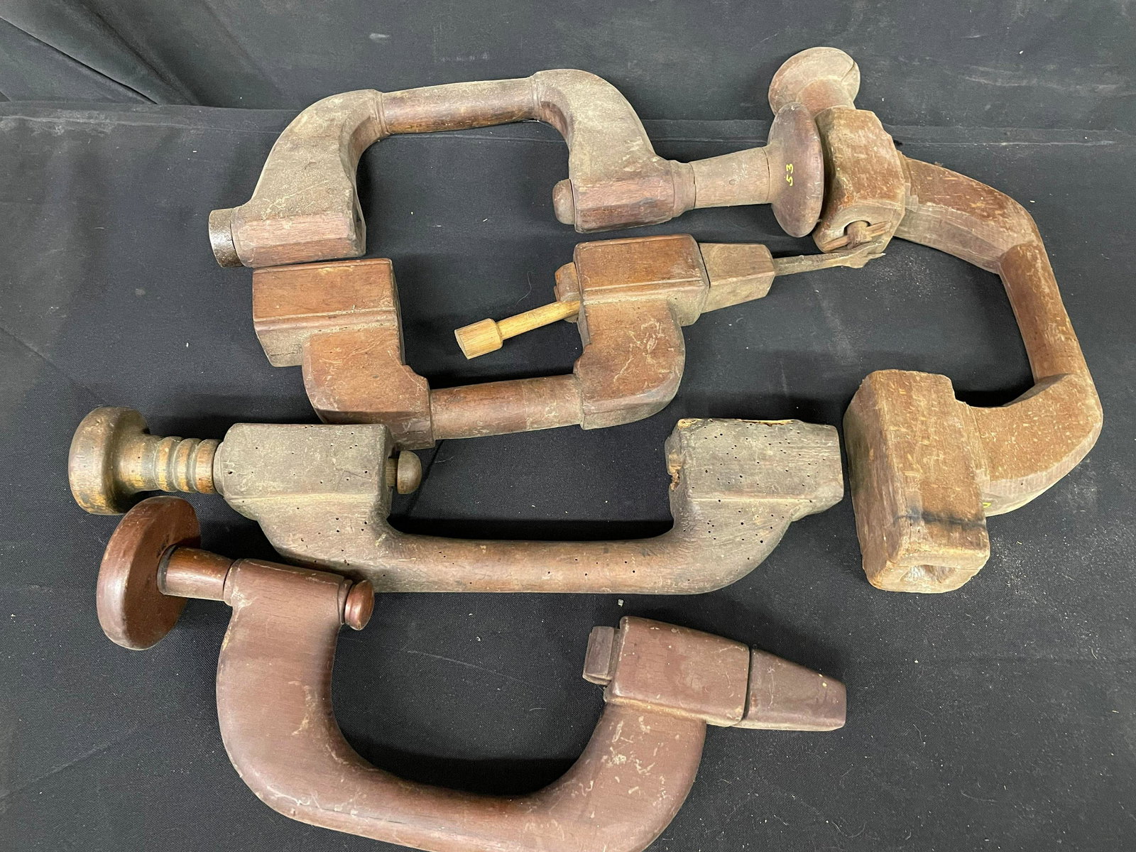 Primitive Wooden C-Clamps (1 of 1)