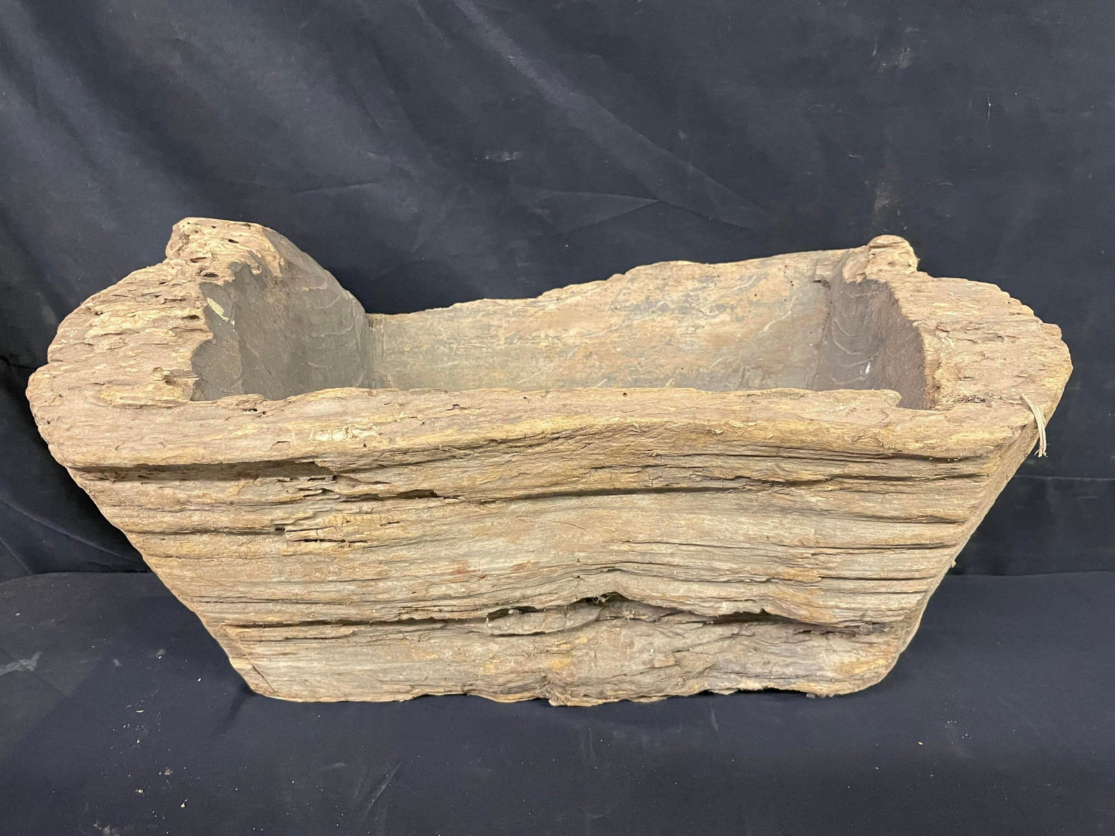 Antique Hand-Hewed Primitive Bowl (1 of 4)