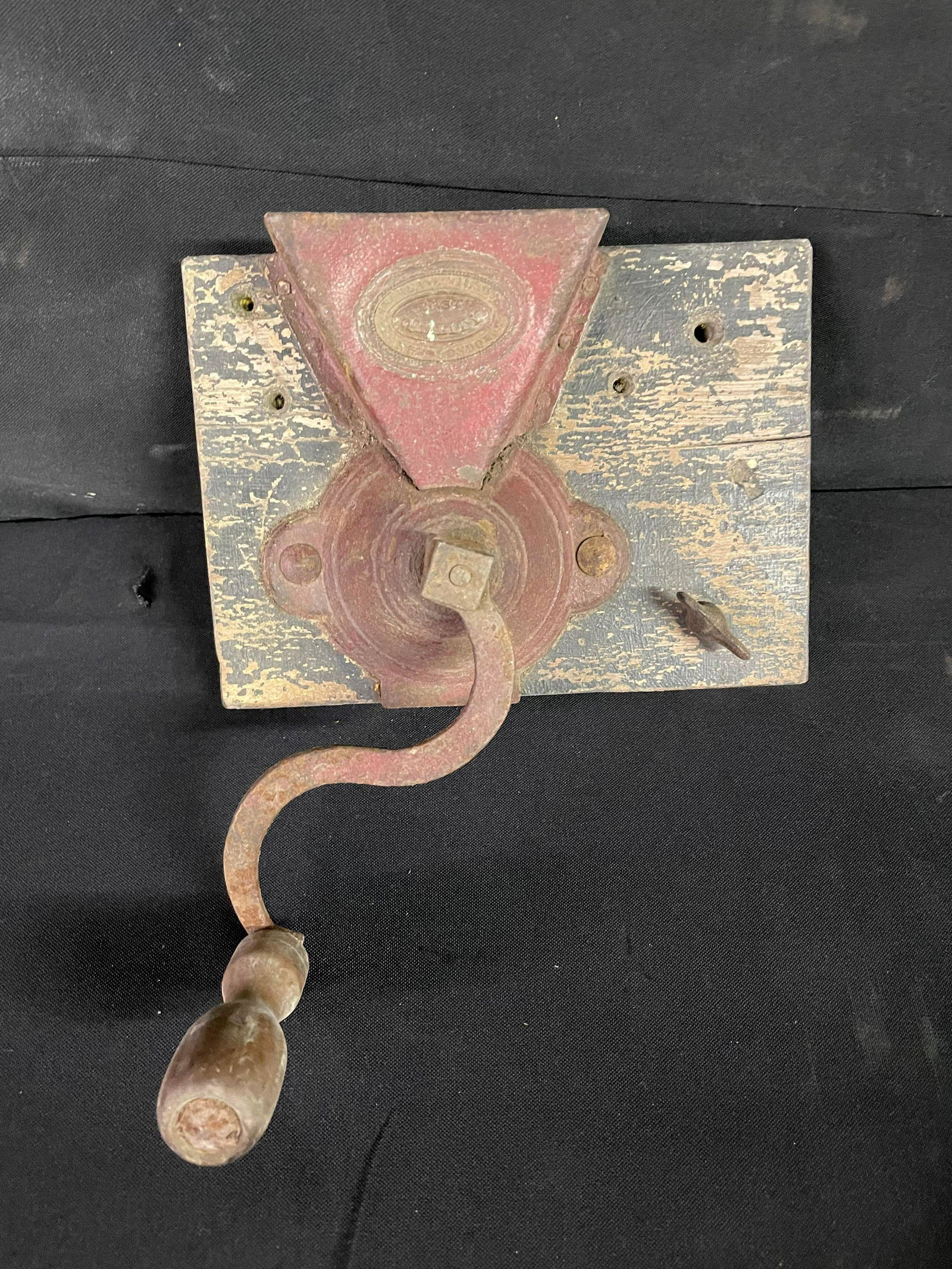 Antique Coffee Grinder By Increase Wilson (New London) Original