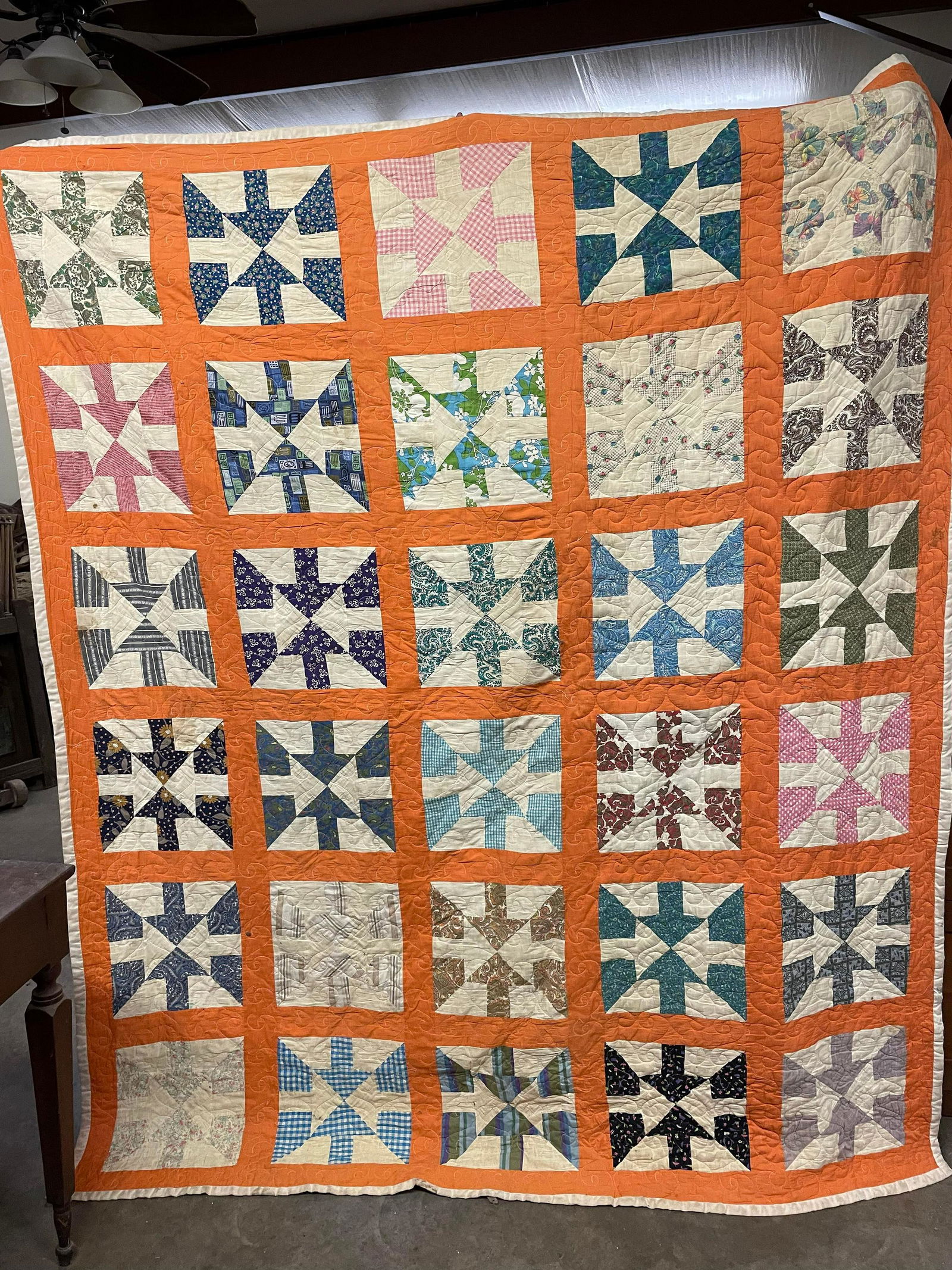 Handsewn Antique Quilt (1 of 3)