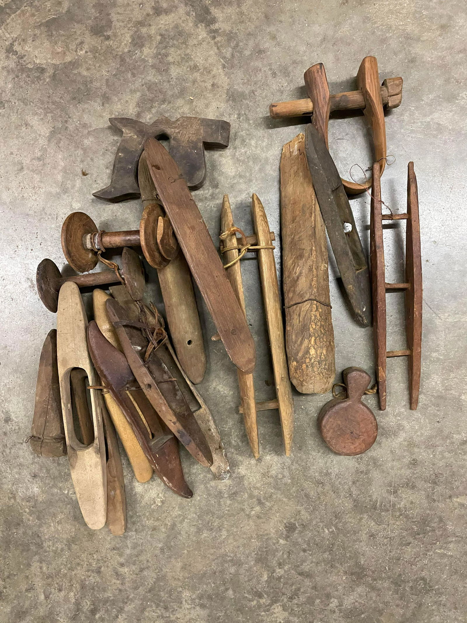 Primitive Yarn-Textile Style Tools And Various Hand Tools (1 of 1)