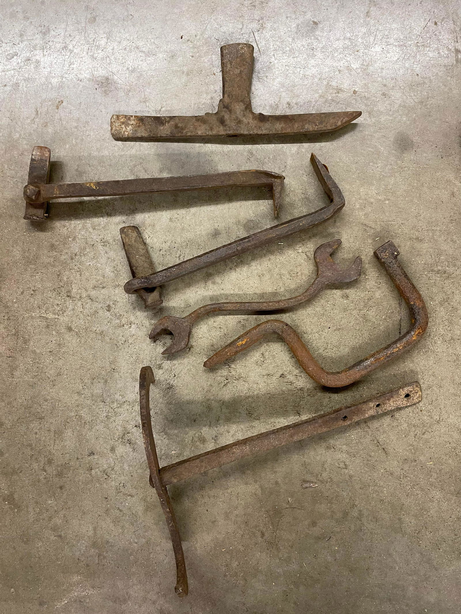 Collection Of Wrought Iron Tools (1 of 1)