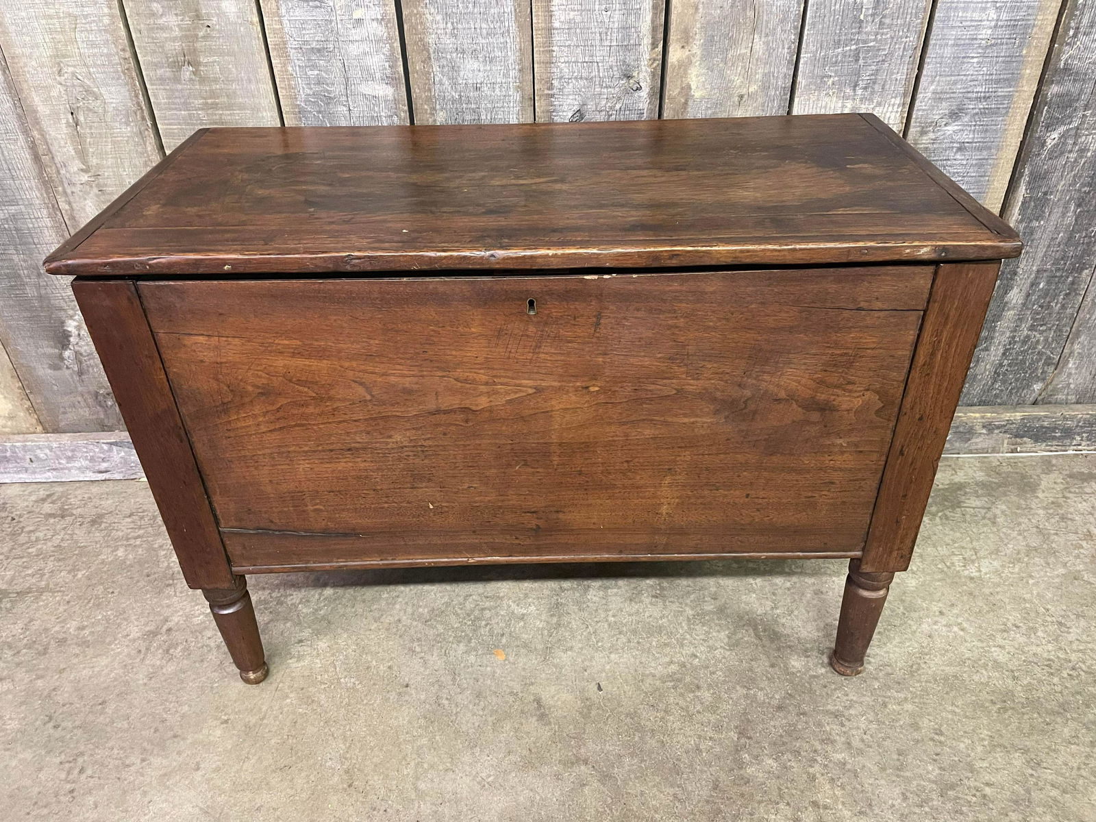 Circa 1820 Early Cherry Sugar Chest (1 of 7)