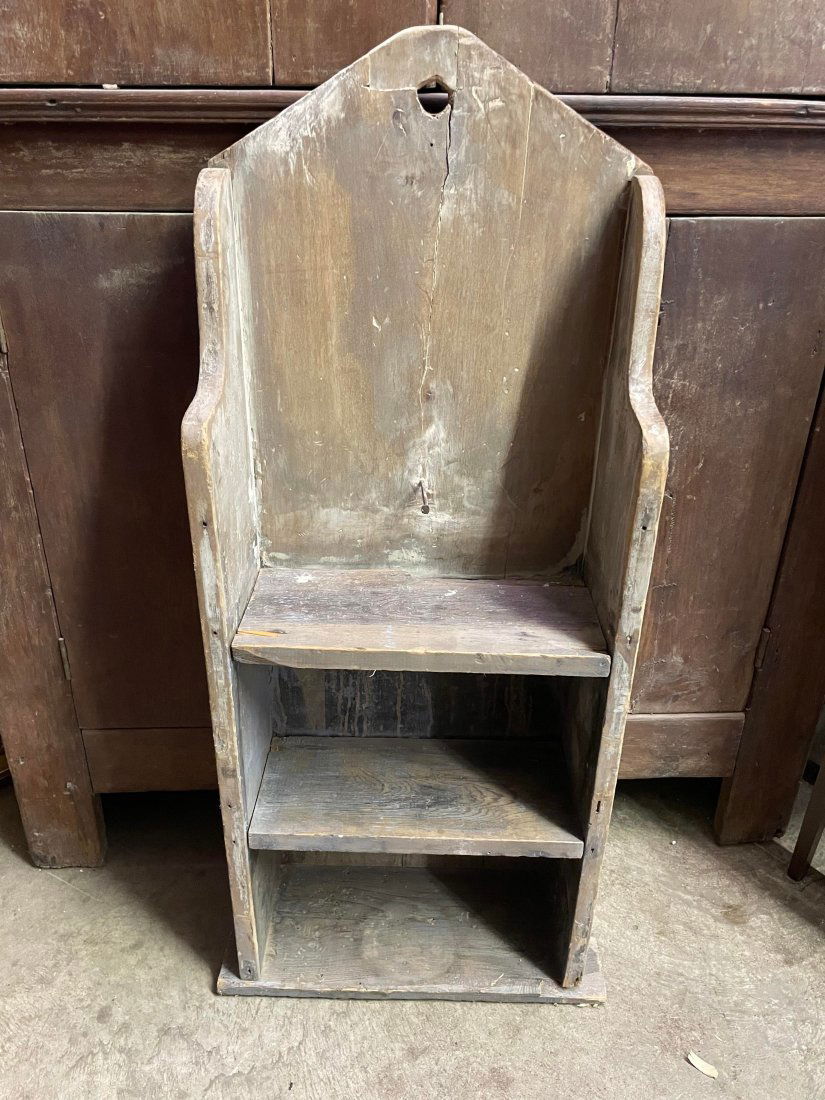 Primitive Wooden Wall Cabinet Medicine Cabinet (1 of 2)